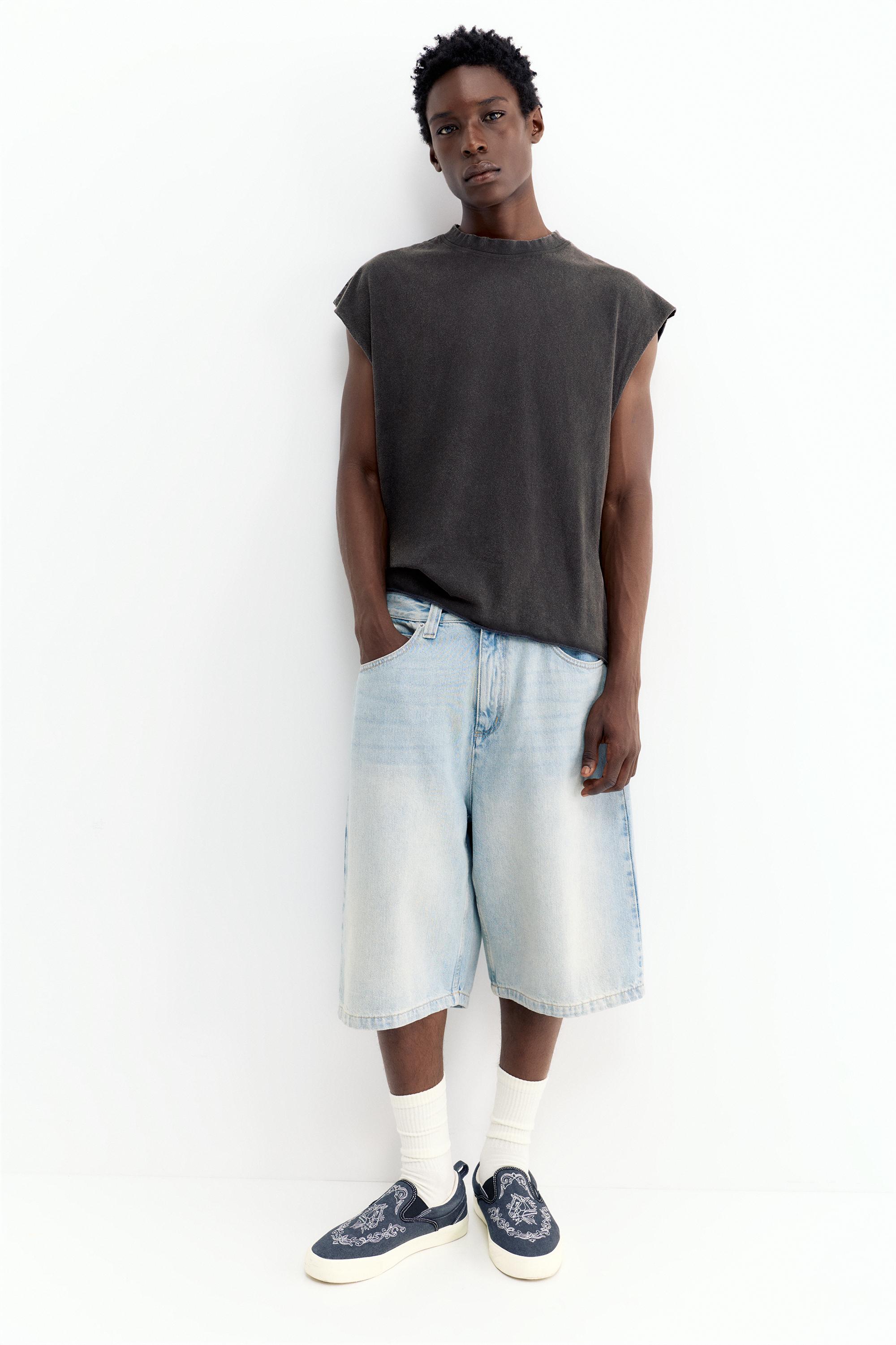 Acid wash tank top — Black