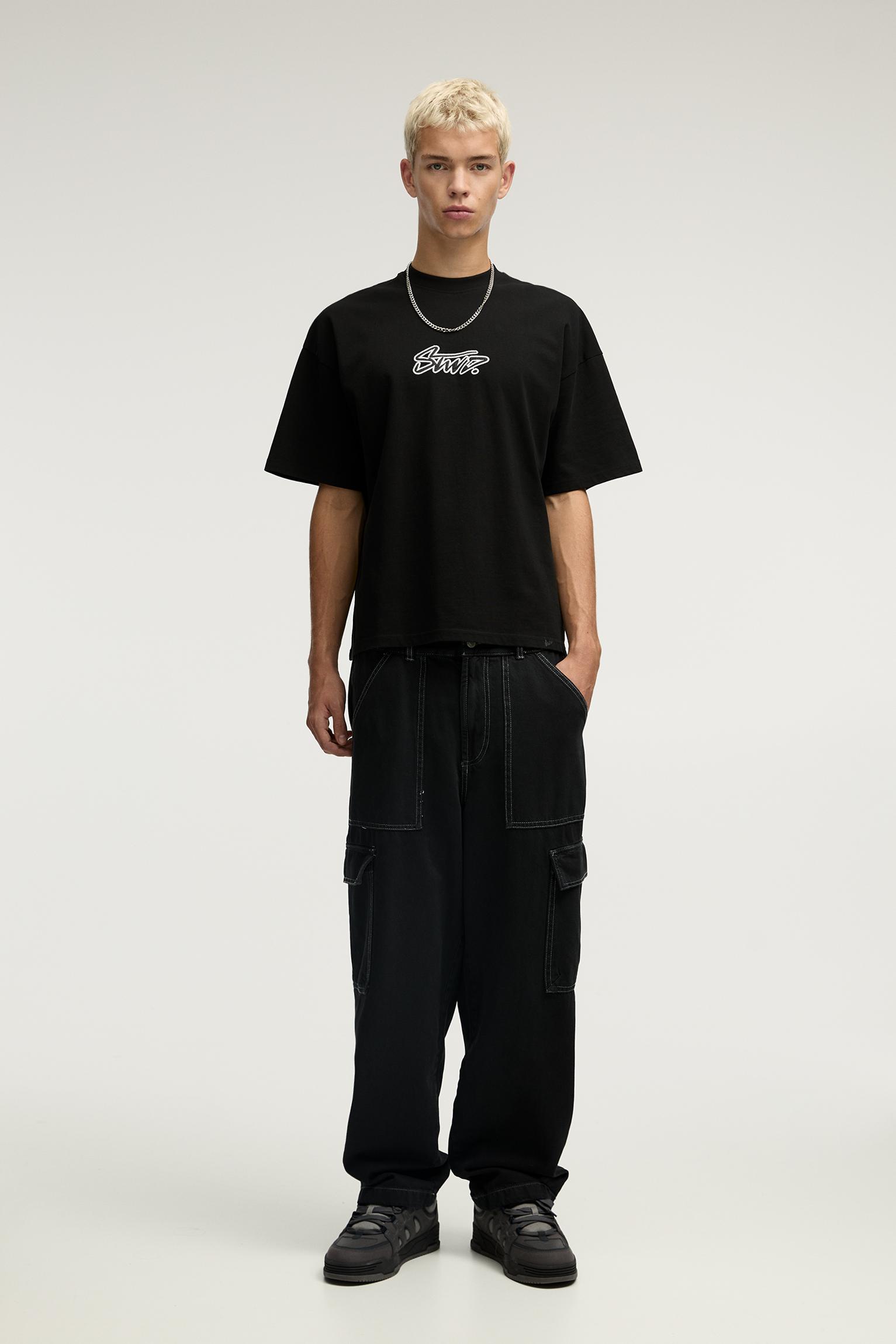 Faded cargo pants - pull&bear