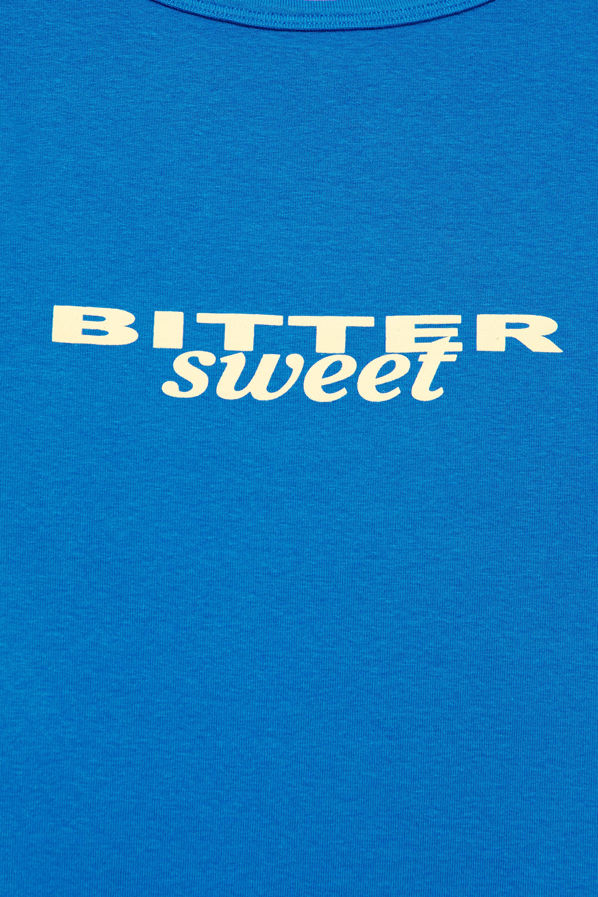 Text tank top — Deep blue