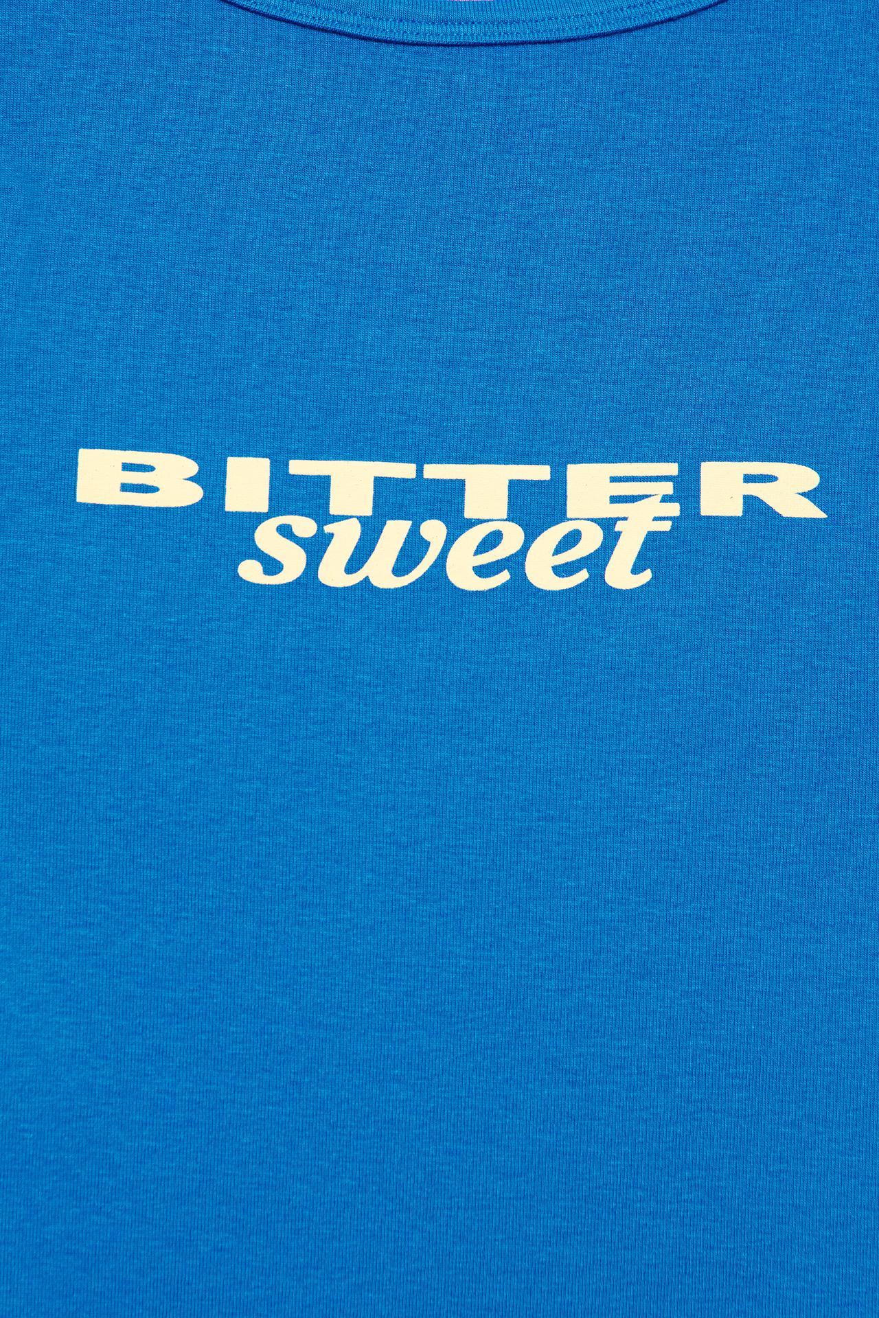 Text tank top — Deep blue