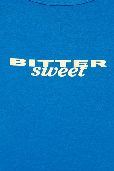 Text tank top — Deep blue 7