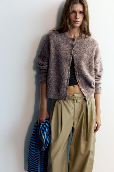 Soft touch cardigan — Brown 1