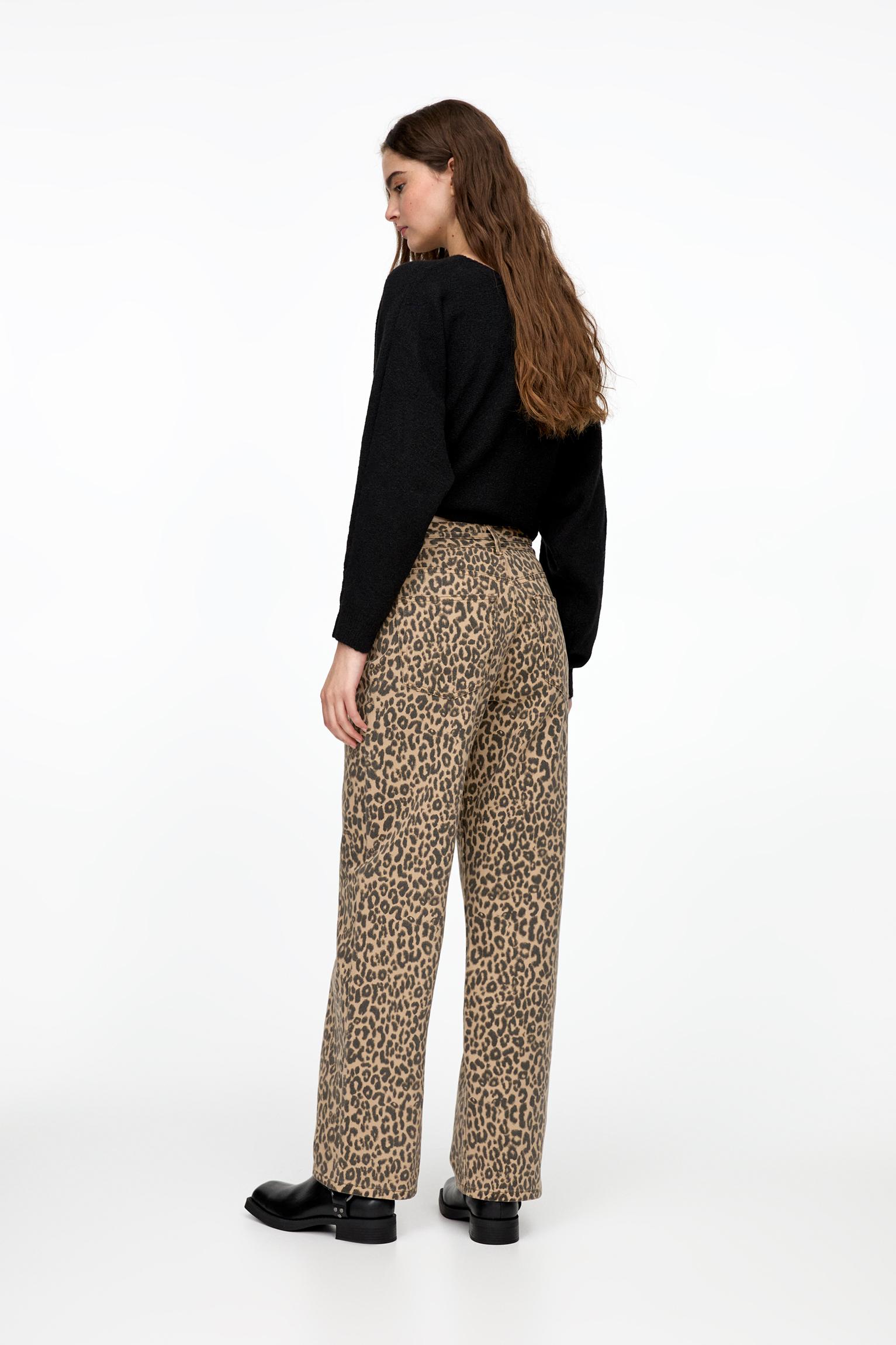 Leopar desenli baggy jean_9