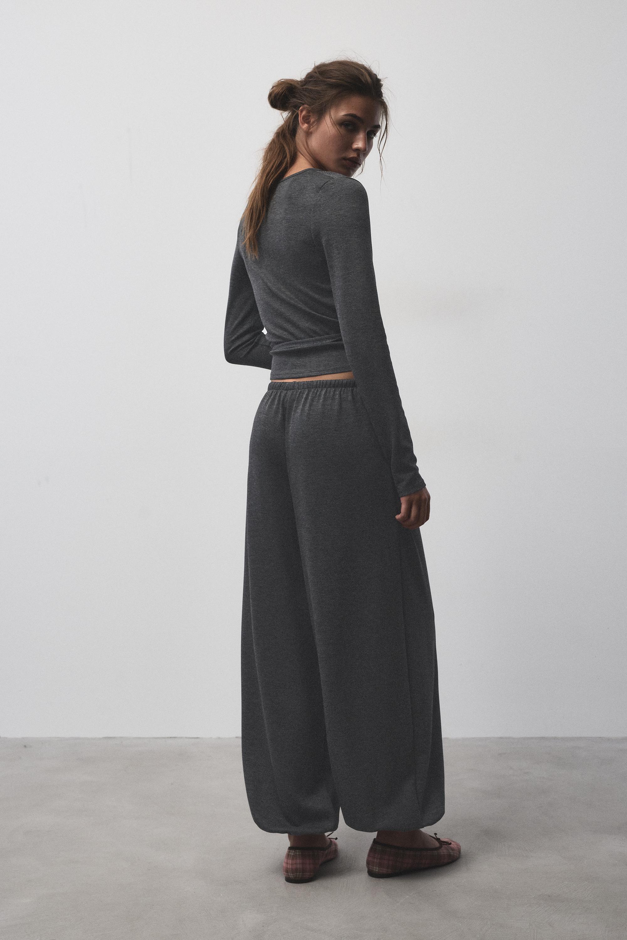 Pull&Bear Akıcı şalvar pantolon