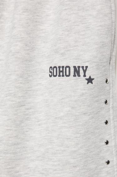 Studded joggers — Grey marl 8