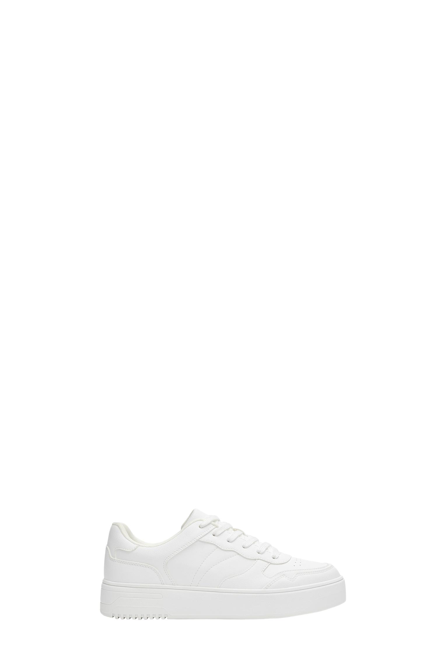 Chunky sole trainers — White