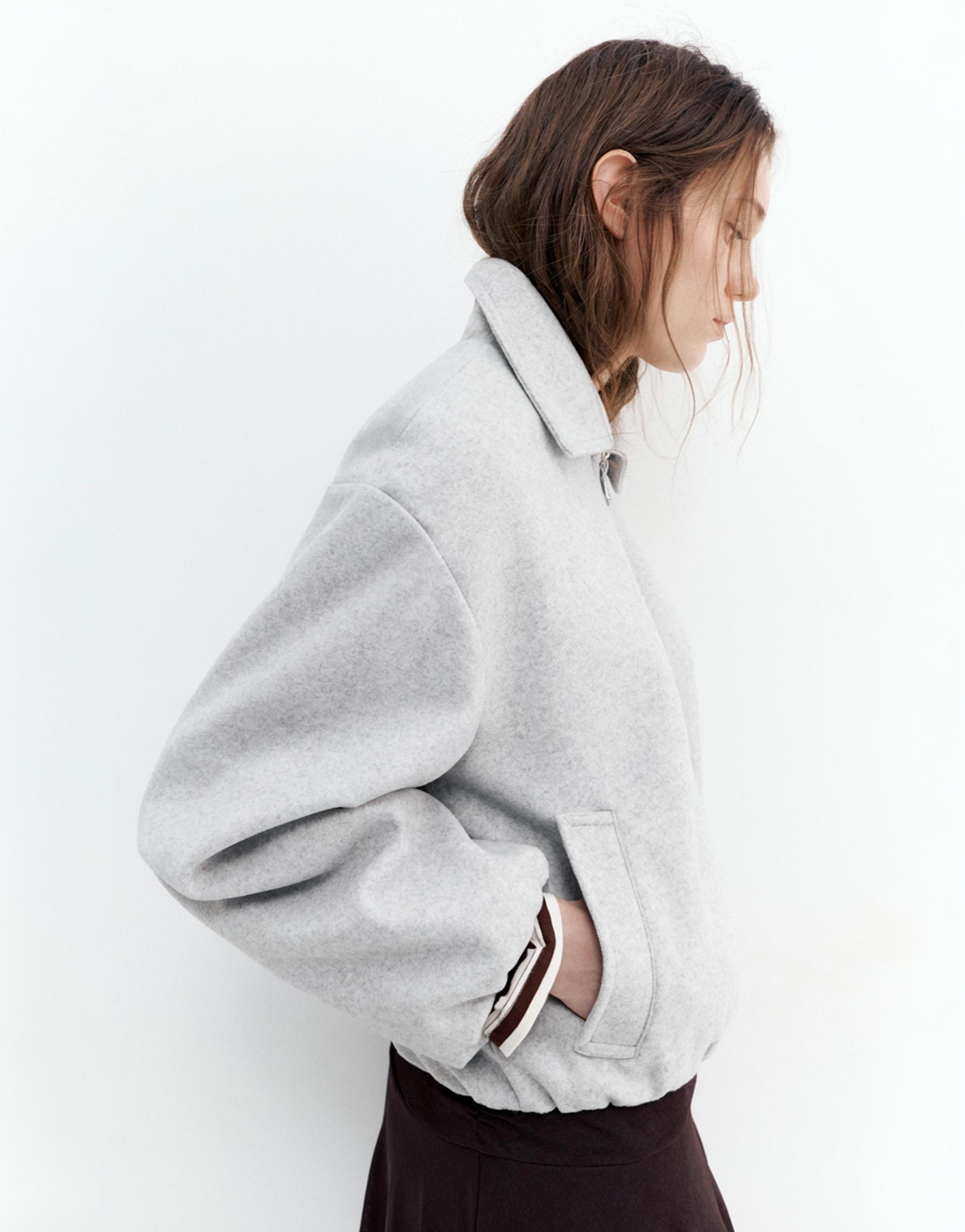 Yumuşak kumaş balon ceket - Görsel 50