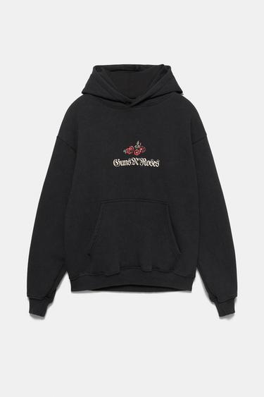 Felpa con cappuccio Guns N Roses Bullet Logo Autunno Felpa con cappuccio Guns N Roses Bullet Logo Autunno
