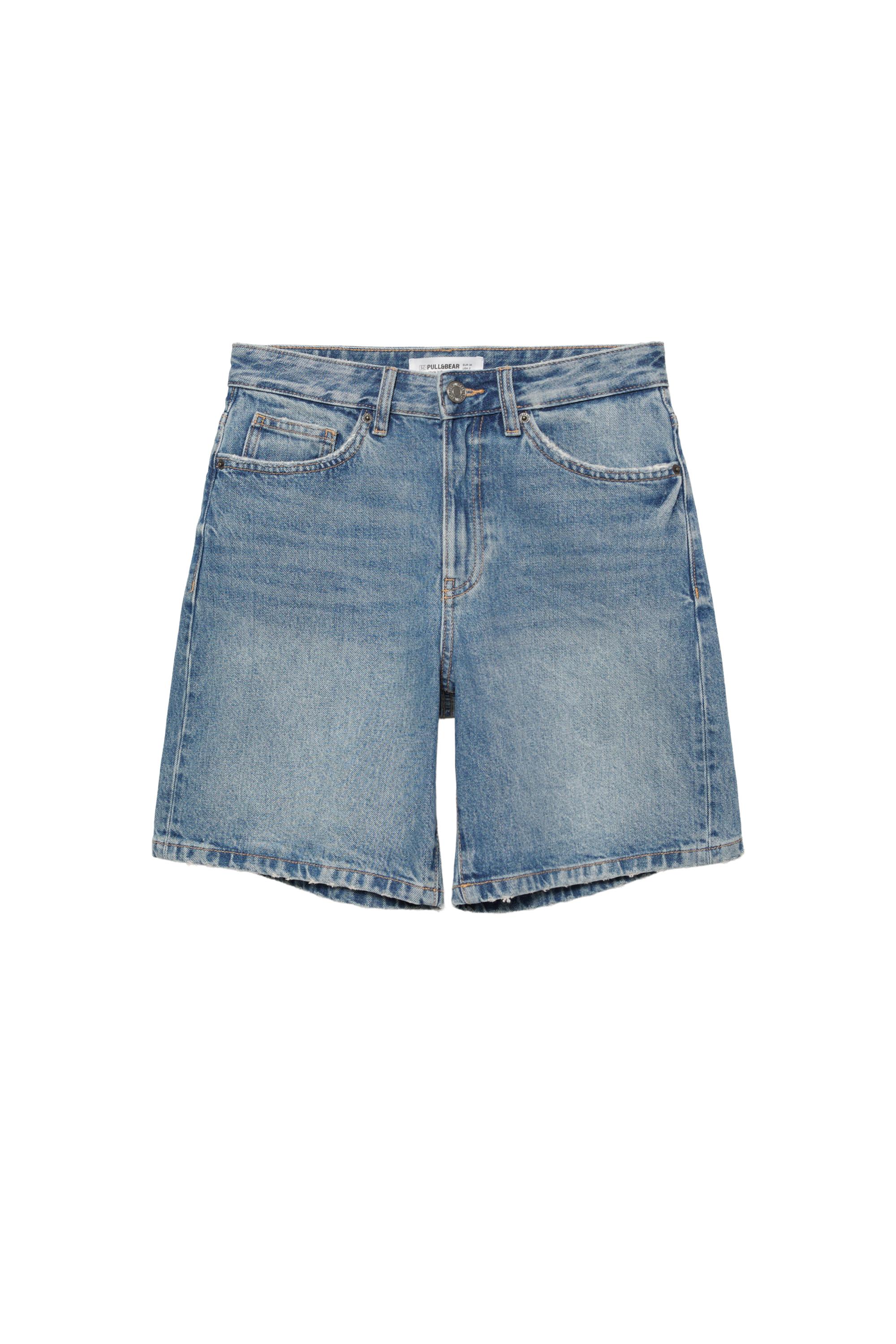 Denim bermuda - Görsel 27