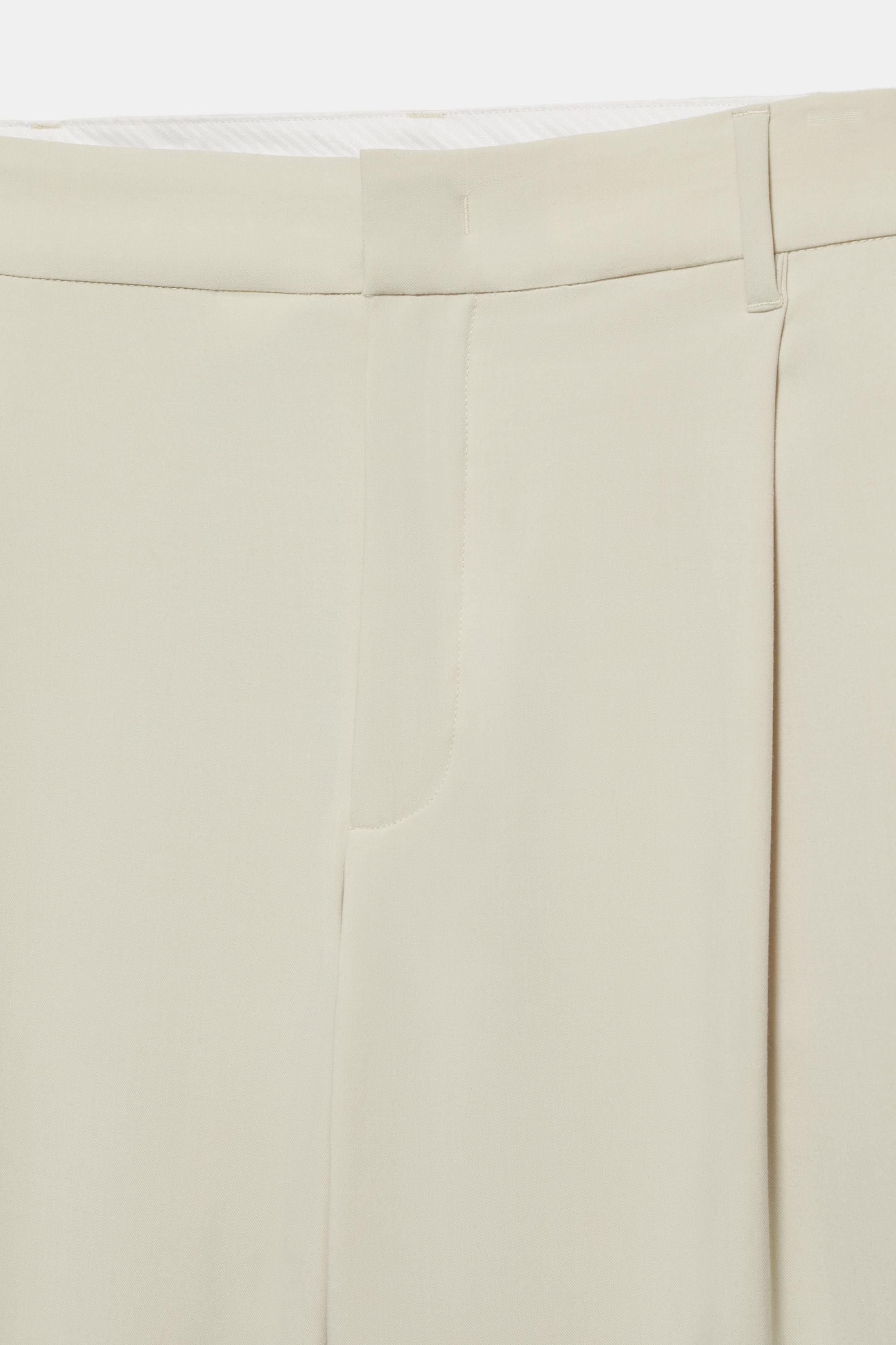 Darted smart trousers — Vanilla
