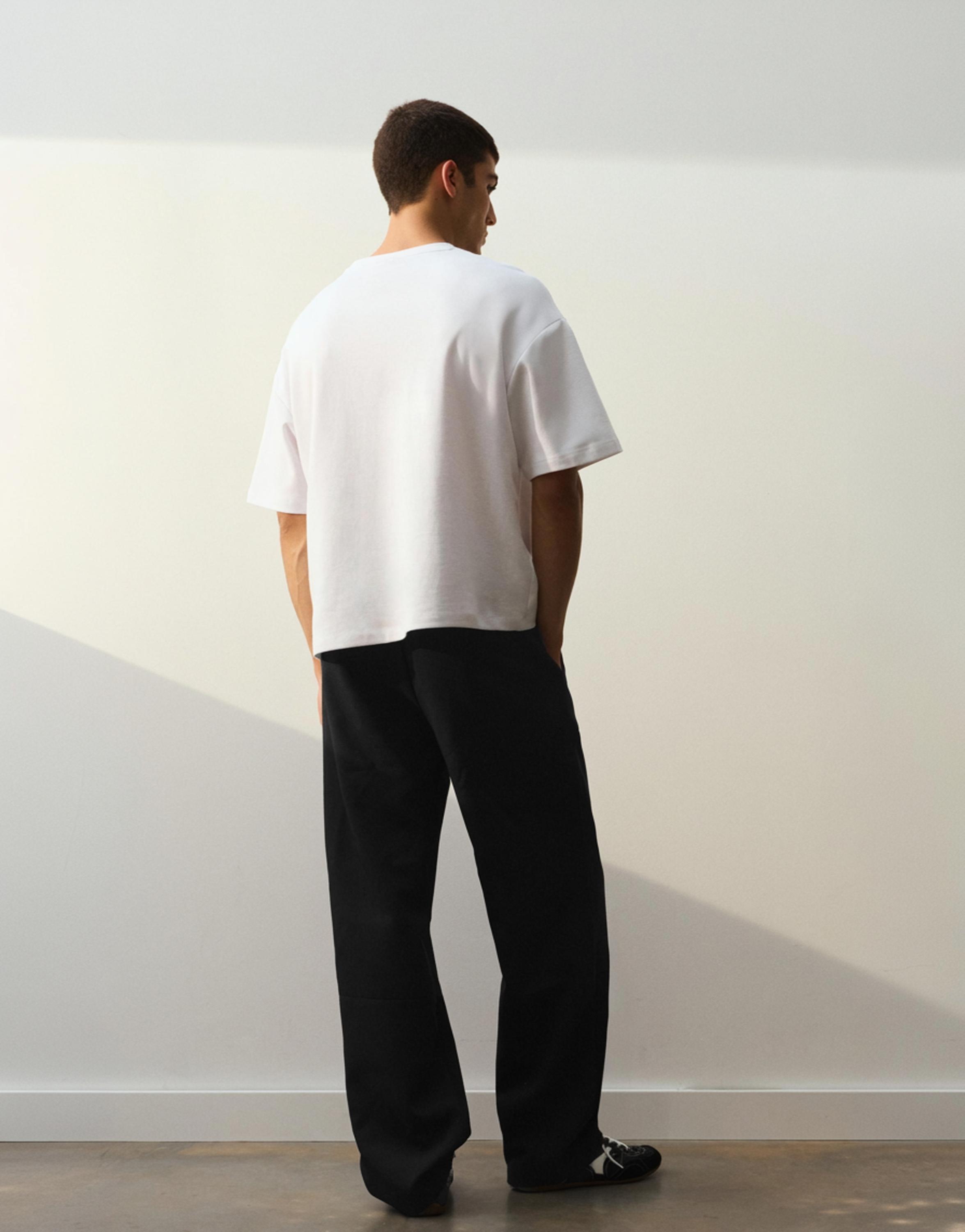 Tailored fit joggers — Black