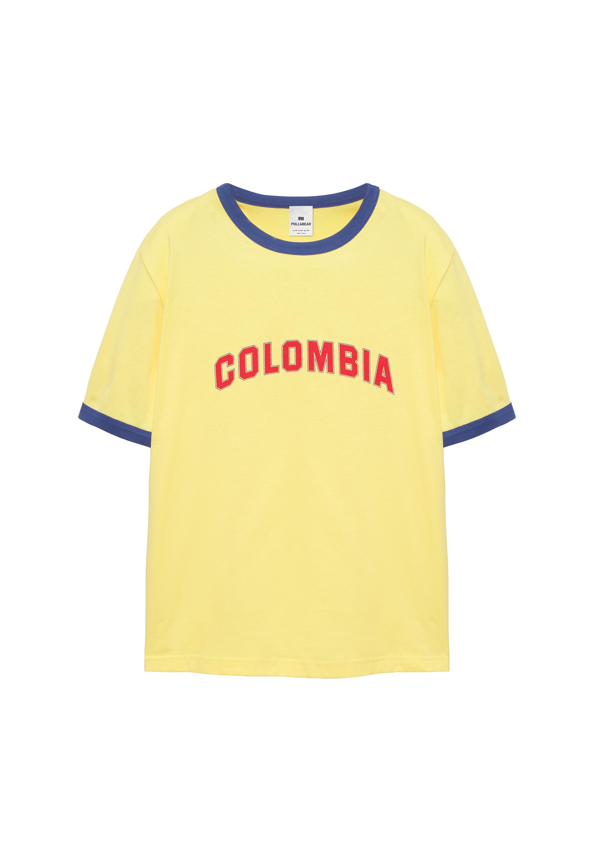 Colombia T-shirt — Yellow