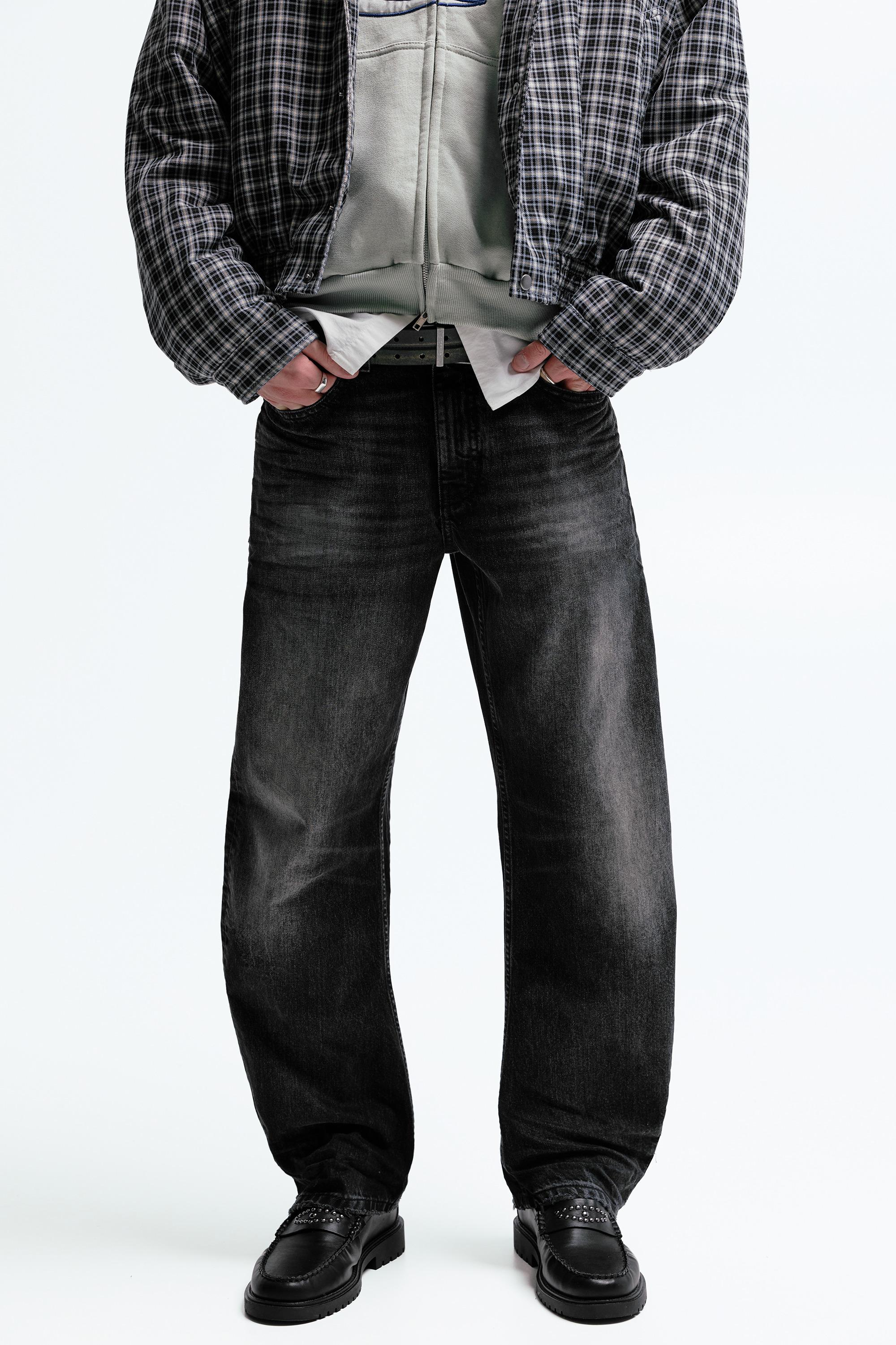 Düşük bel bol kesim jean - Görsel 21