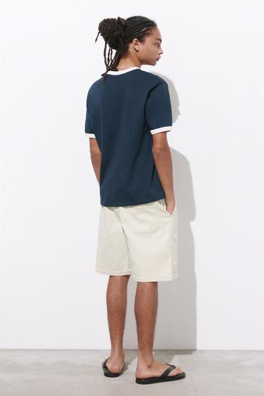 Bermuda sweat shorts — Sand 2