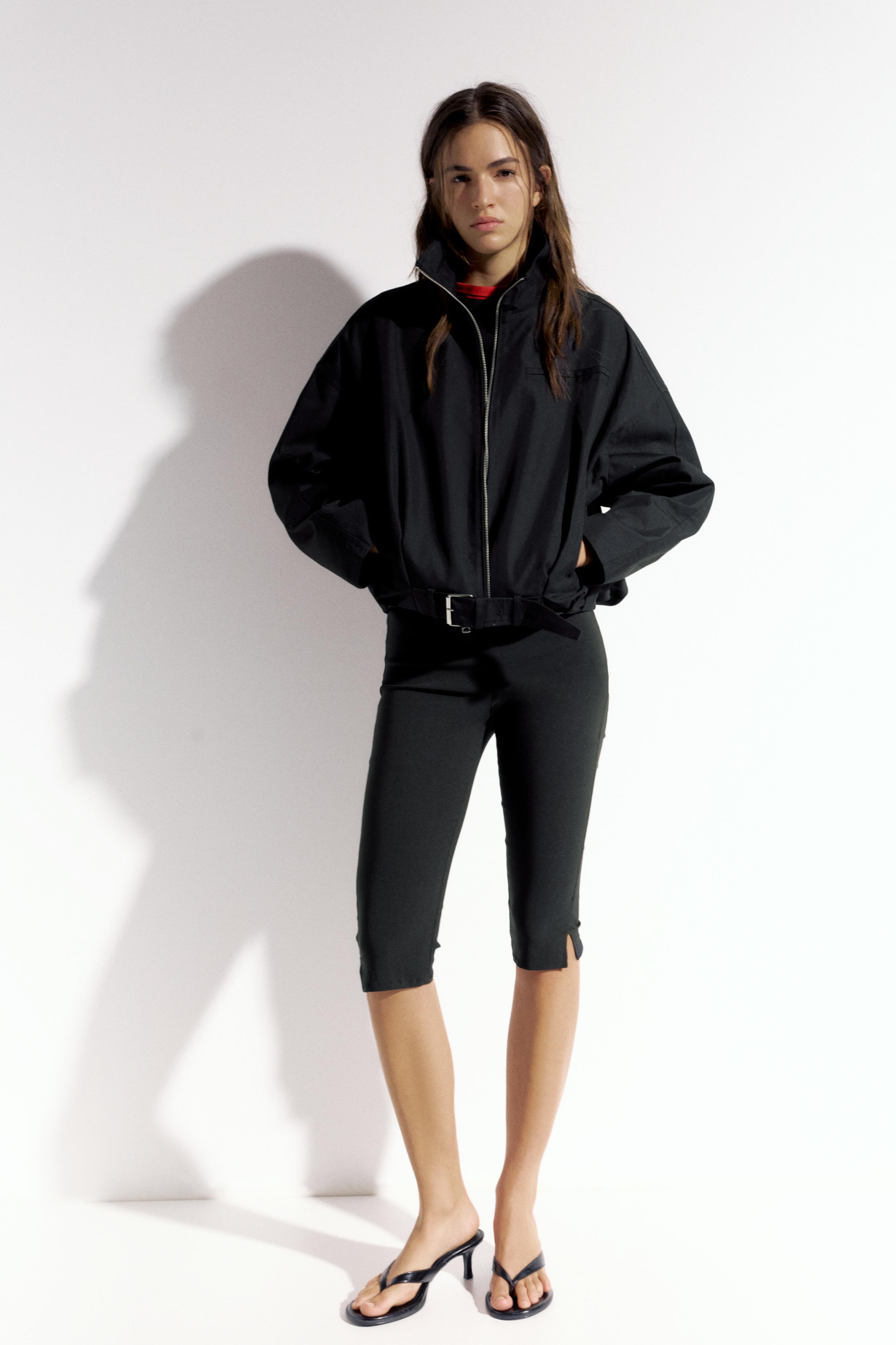 Balloon bomber jacket — Black