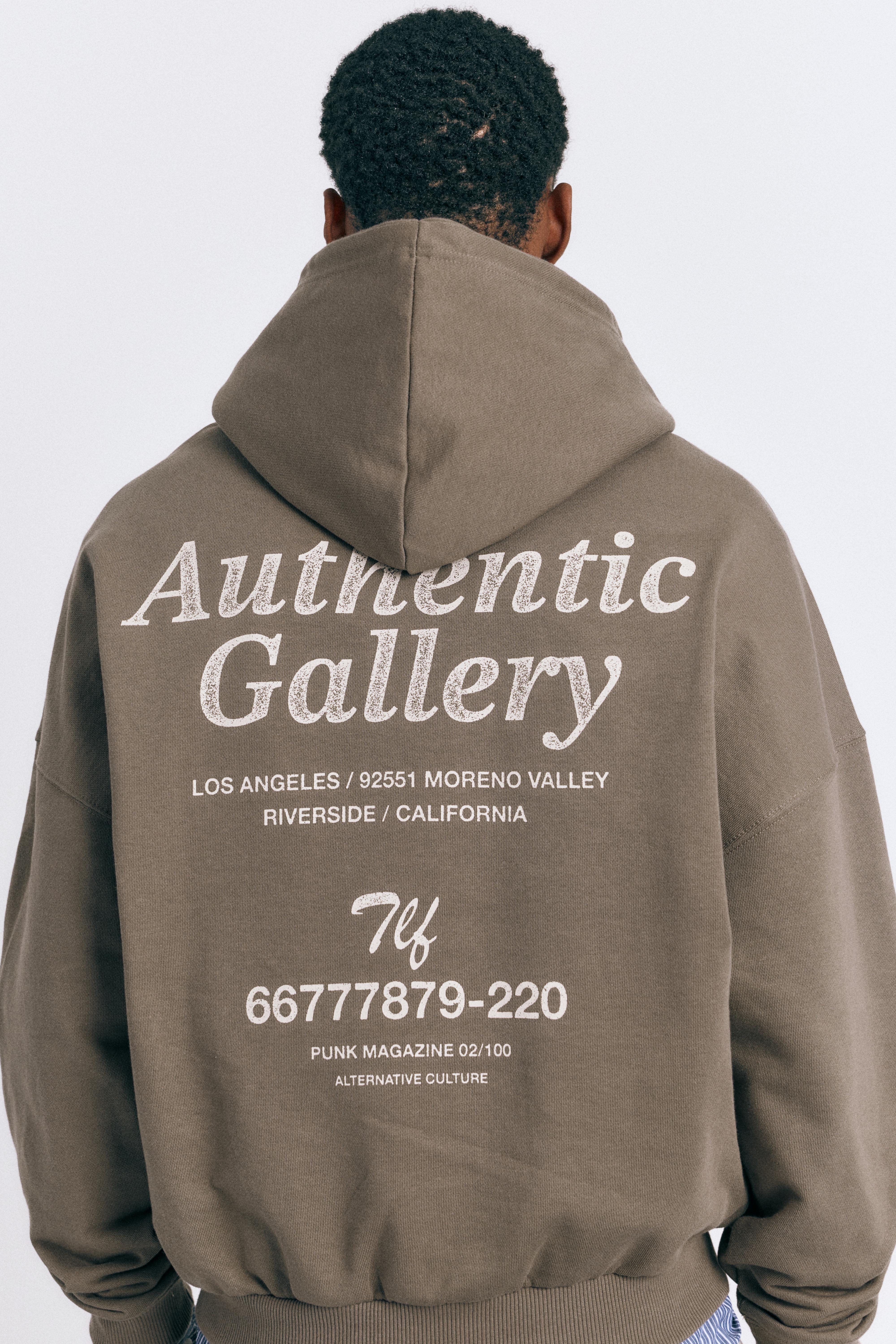 Kapüşonlu Authentic Gallery sweatshirt - Görsel 10