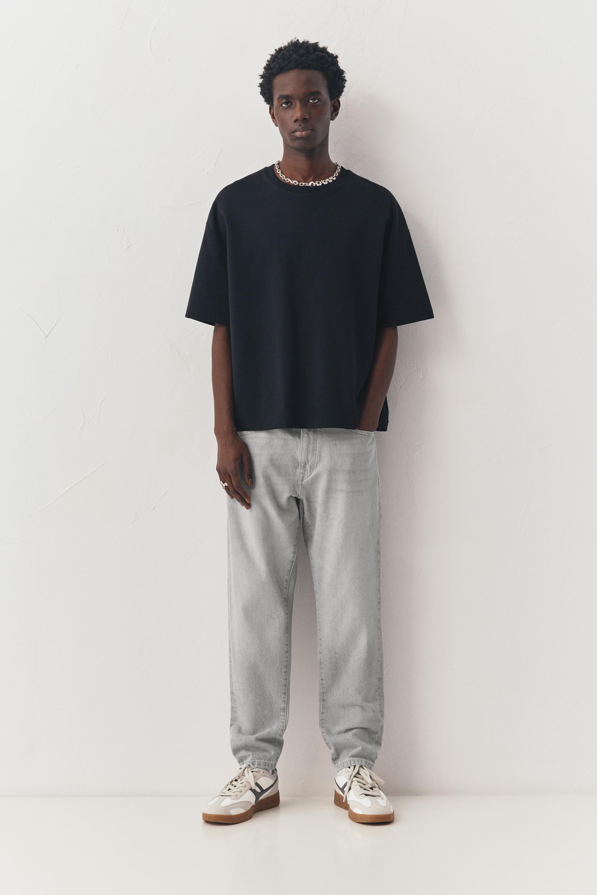 Standard jeans — Pale grey
