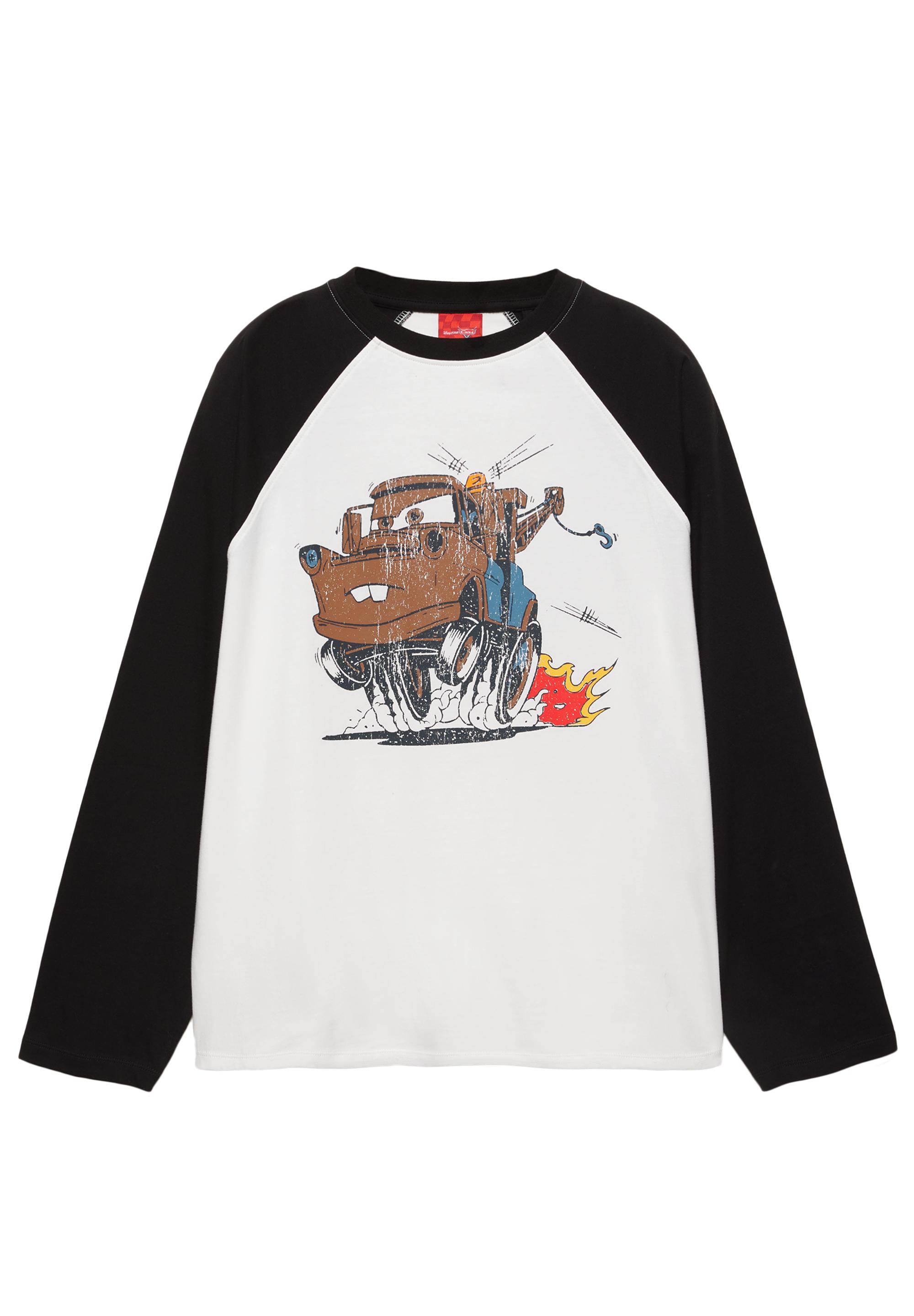 Cars reglan kol uzun kollu t-shirt