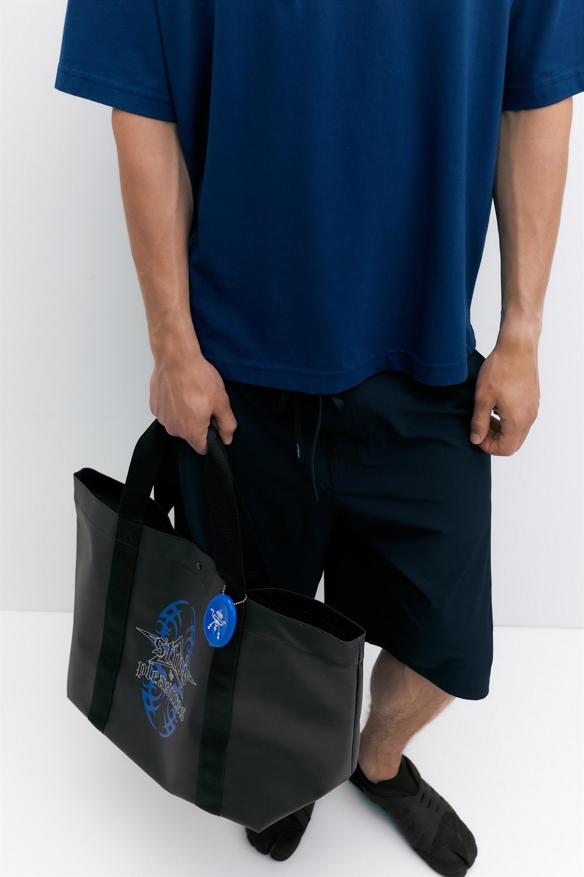 Pleasures tote bag — Black