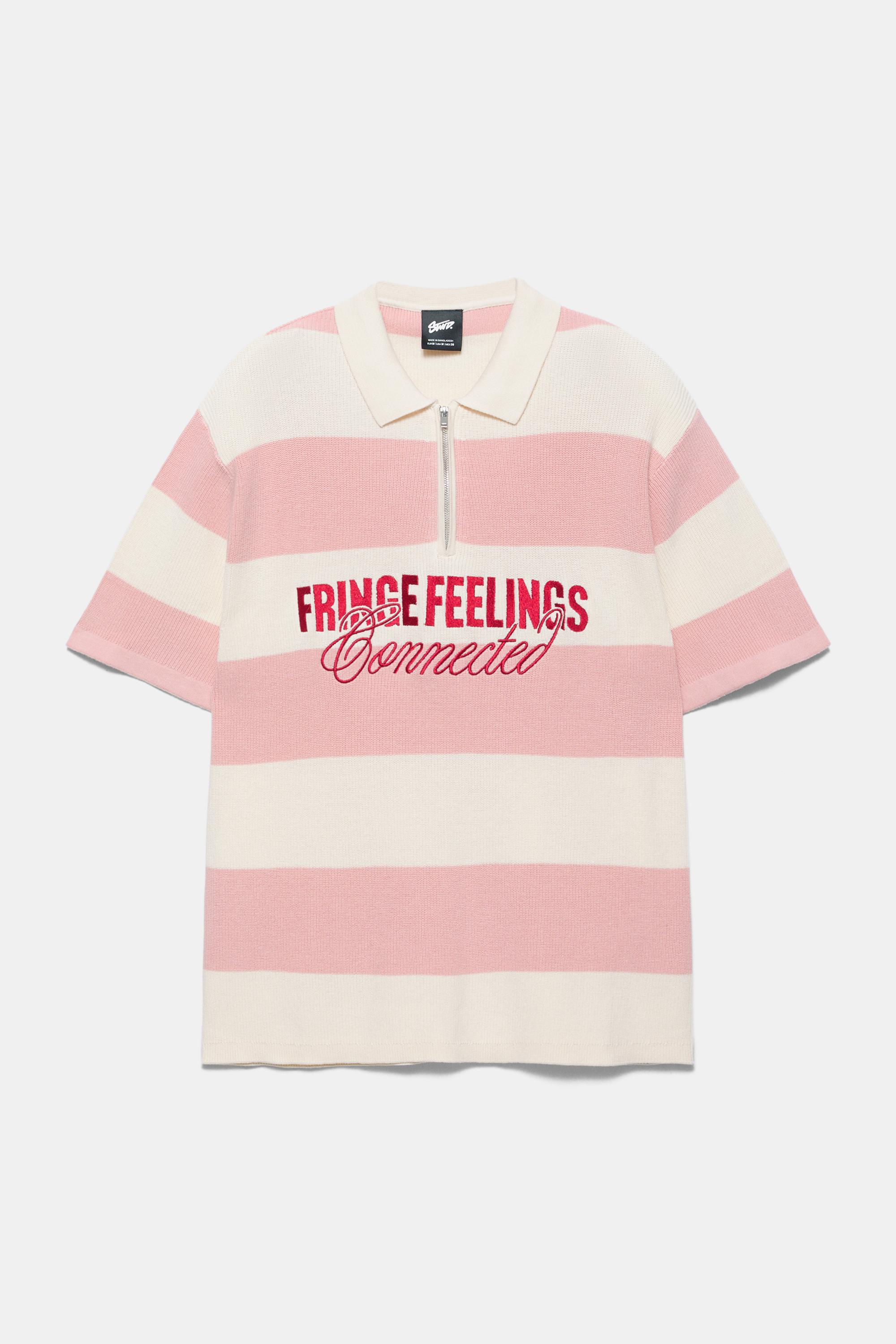 Nakışlı panelli polo t-shirt - Görsel 3