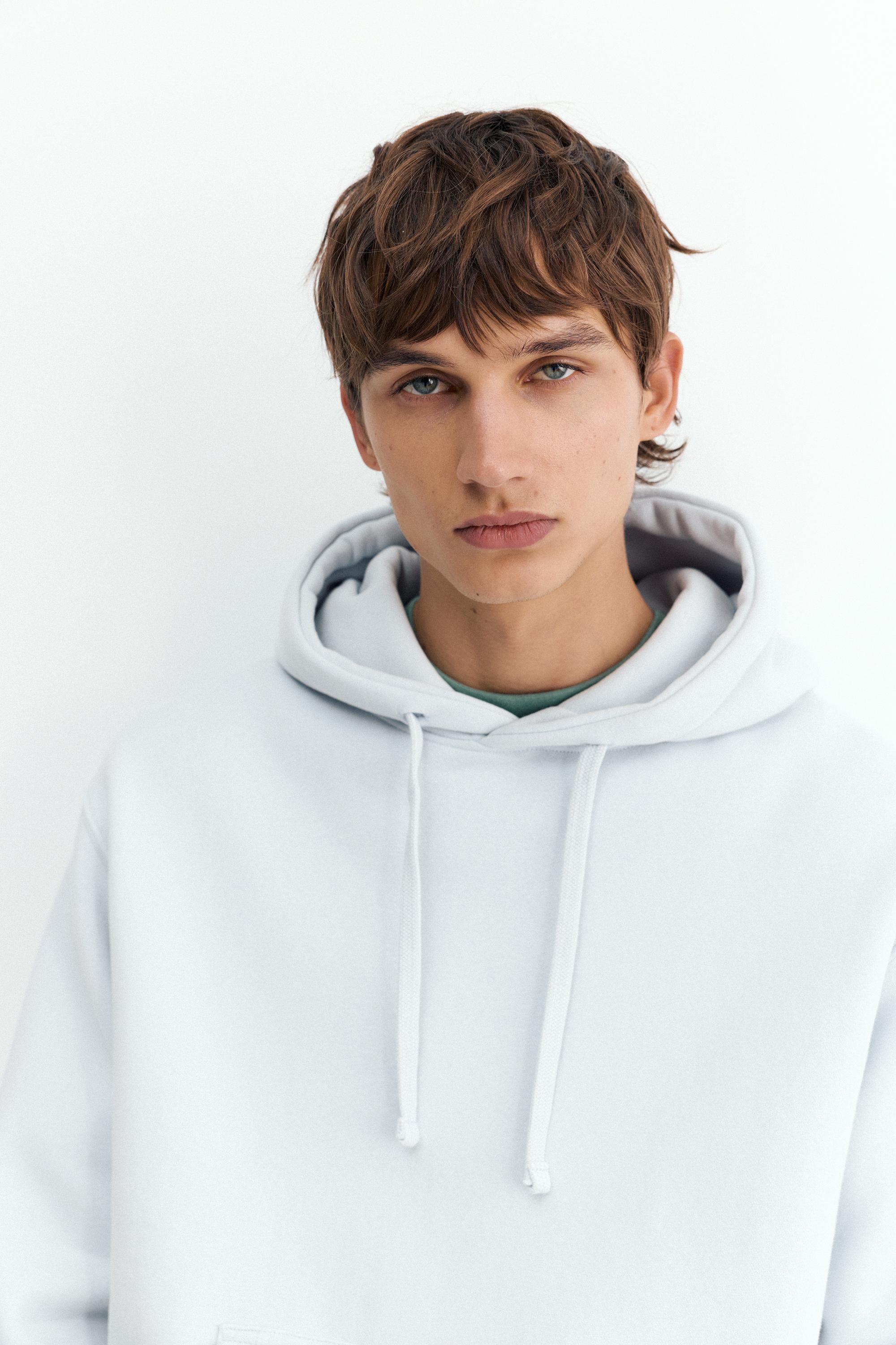 Basic hoodie — Sky blue