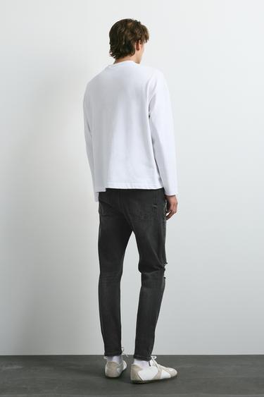 Ripped skinny jeans — Faded black 2