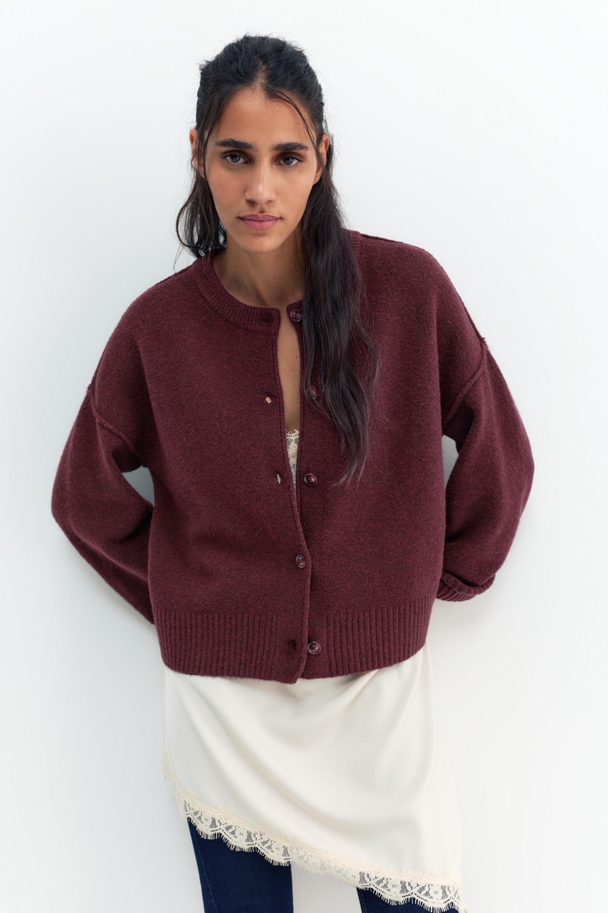 Cardigan Aus Weichem Strick