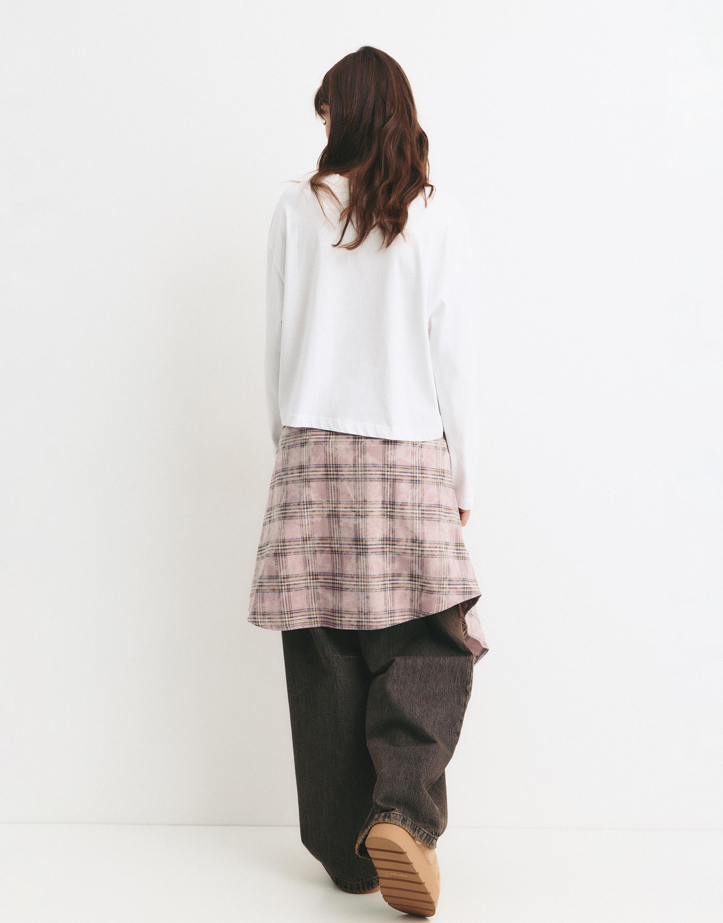 Uzun kollu boxy t-shirt - Görsel 30