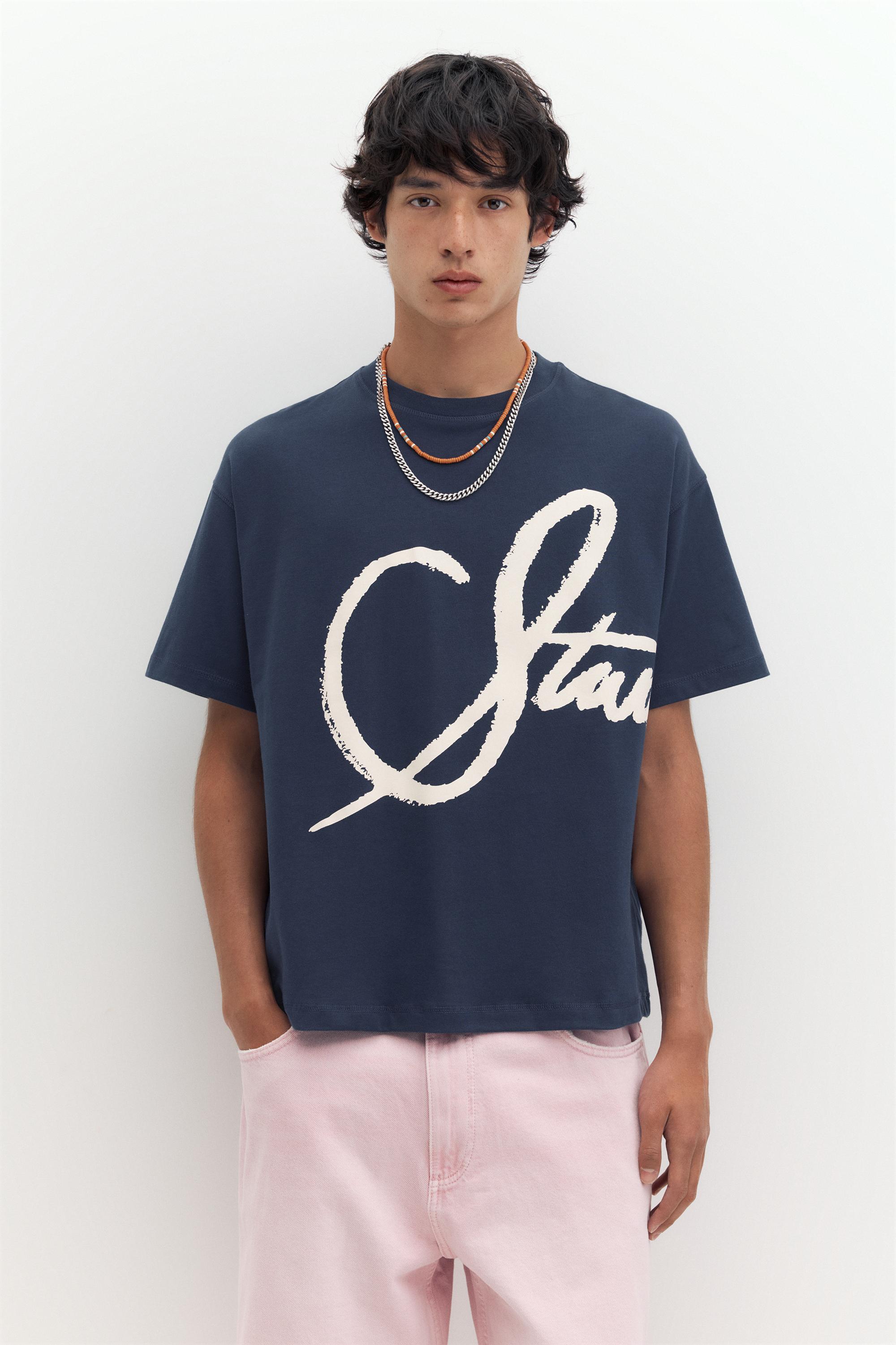 STWD graffiti T-shirt — Blue