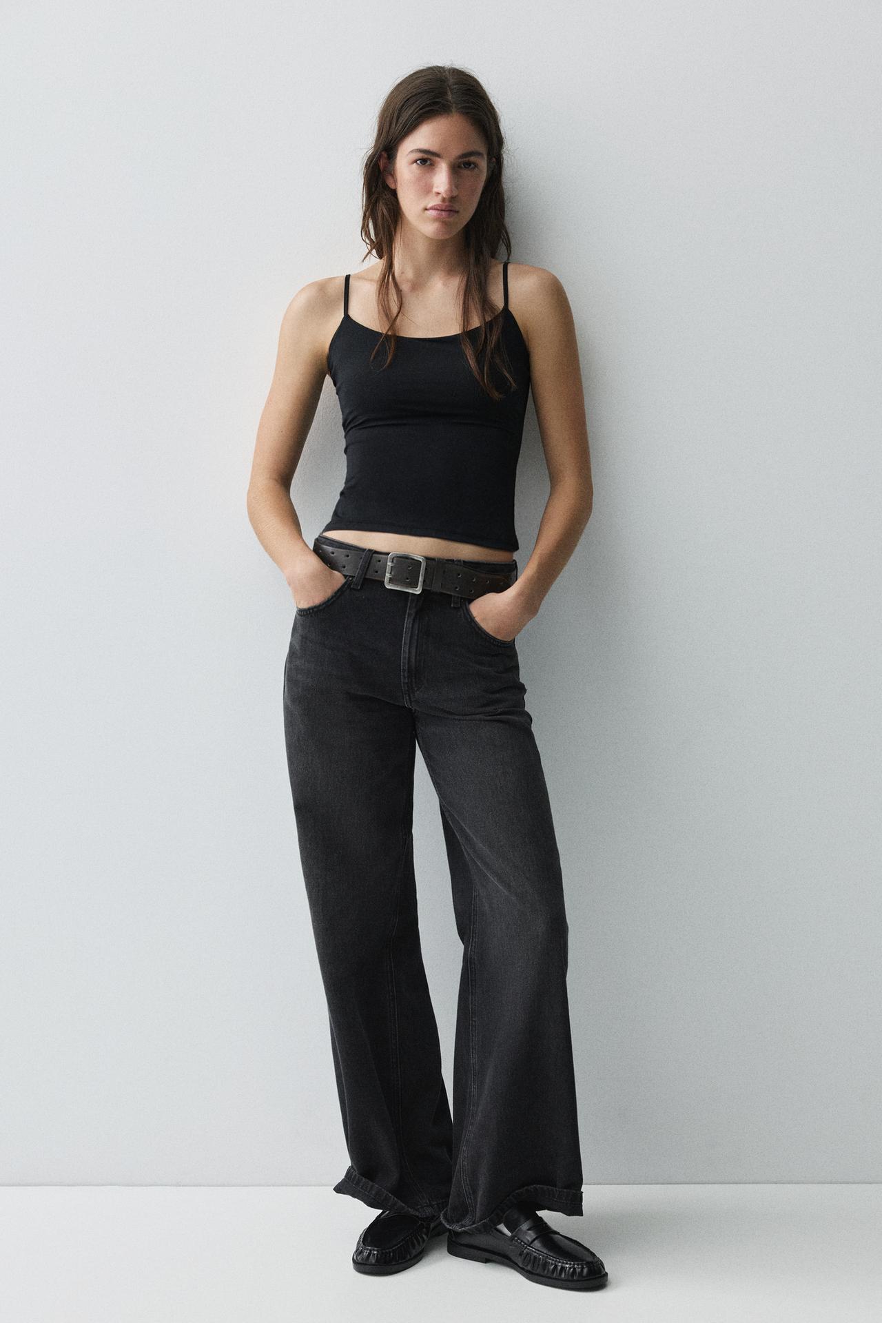 Basic top with adjustable straps — Black