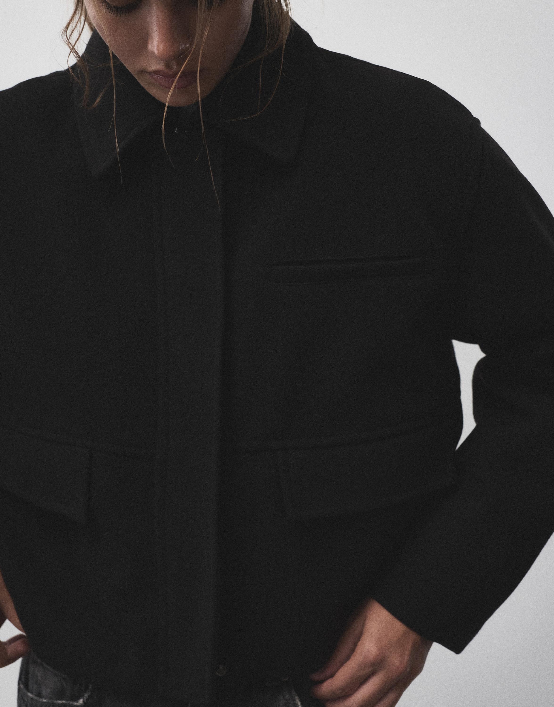 Pull&Bear Kaşe ceket görsel 8