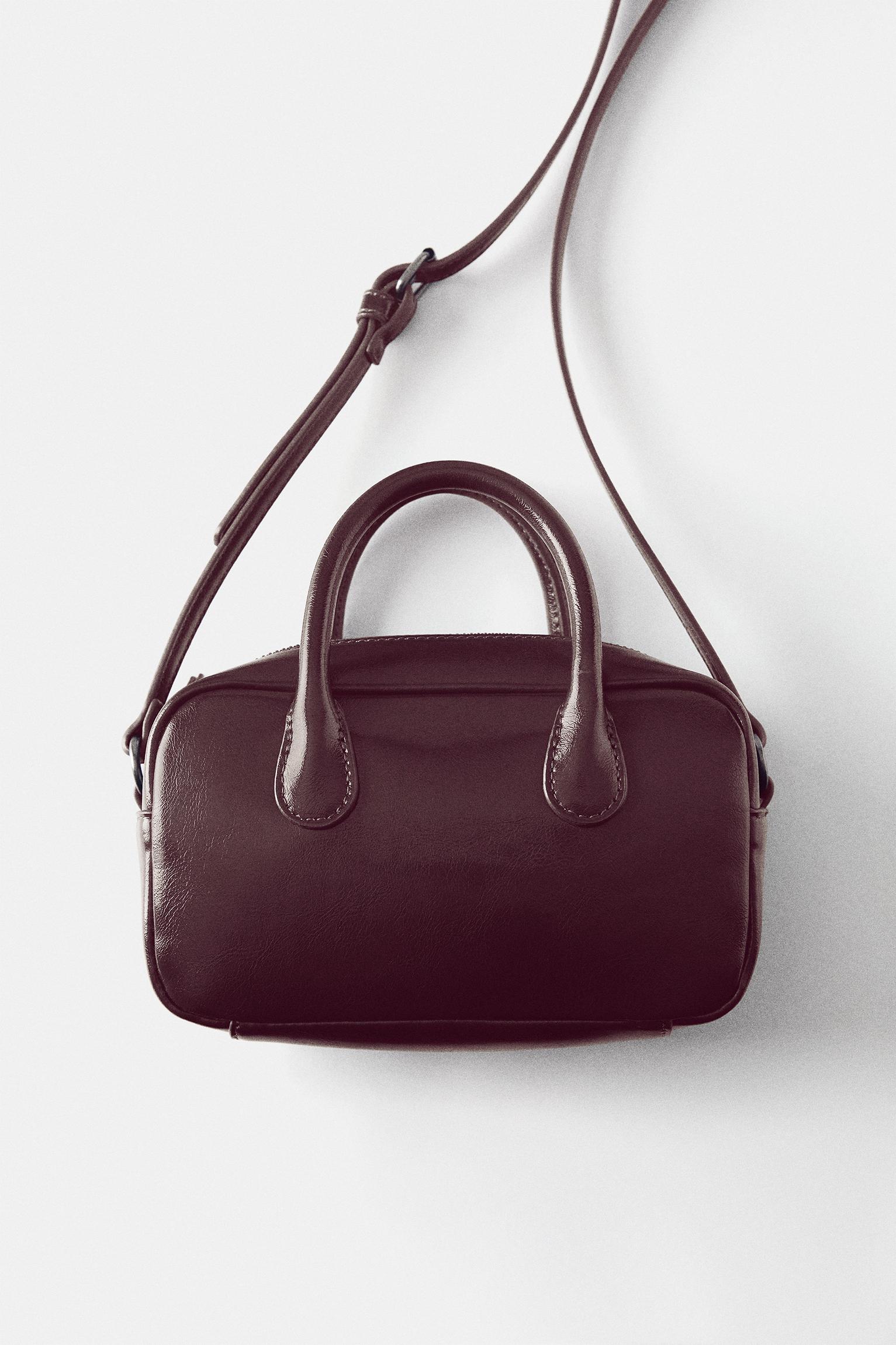 Mini crossbody bag — Burgundy