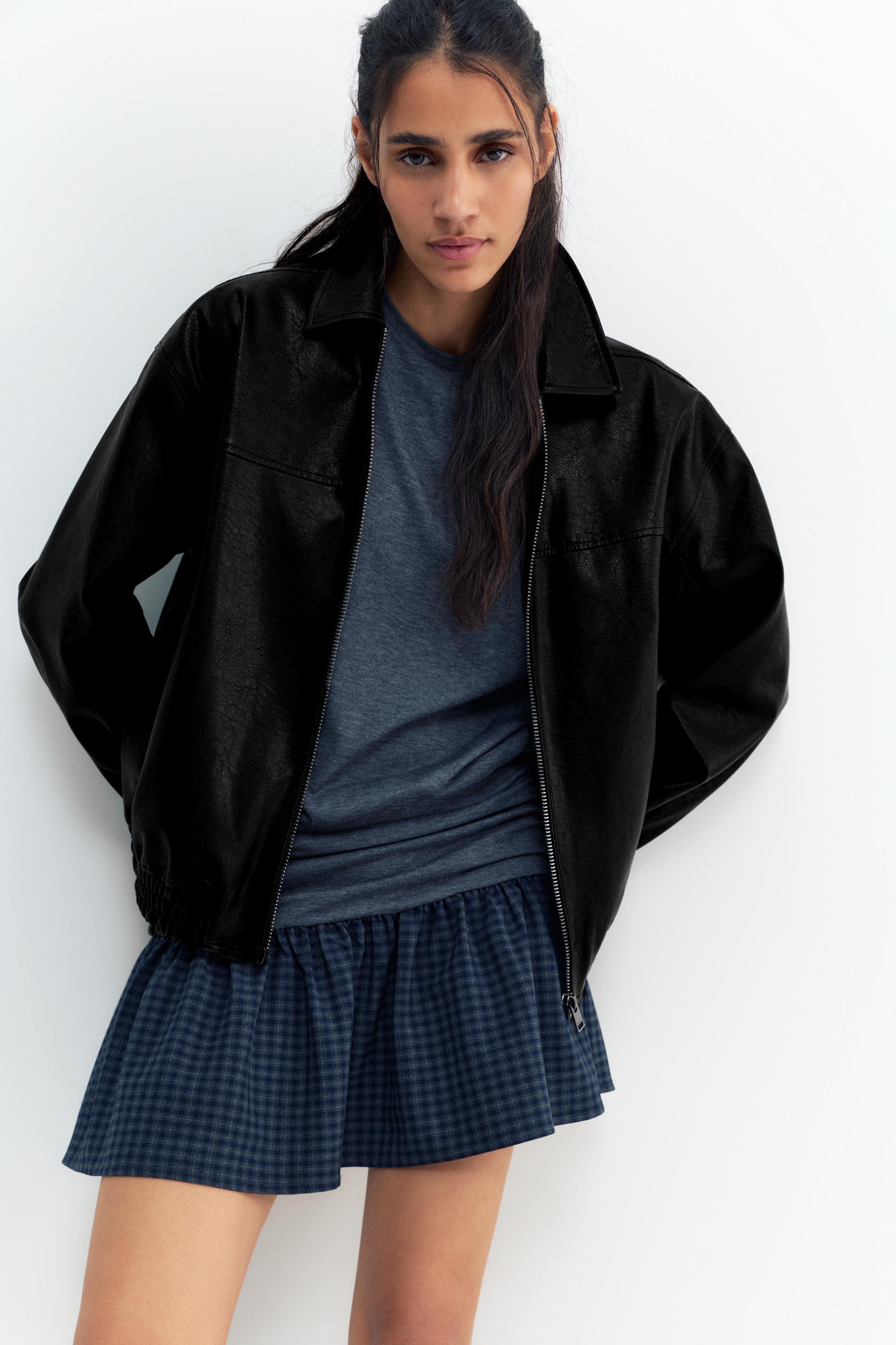 Suni Deri Baba Kesim Ceket - Görsel 59