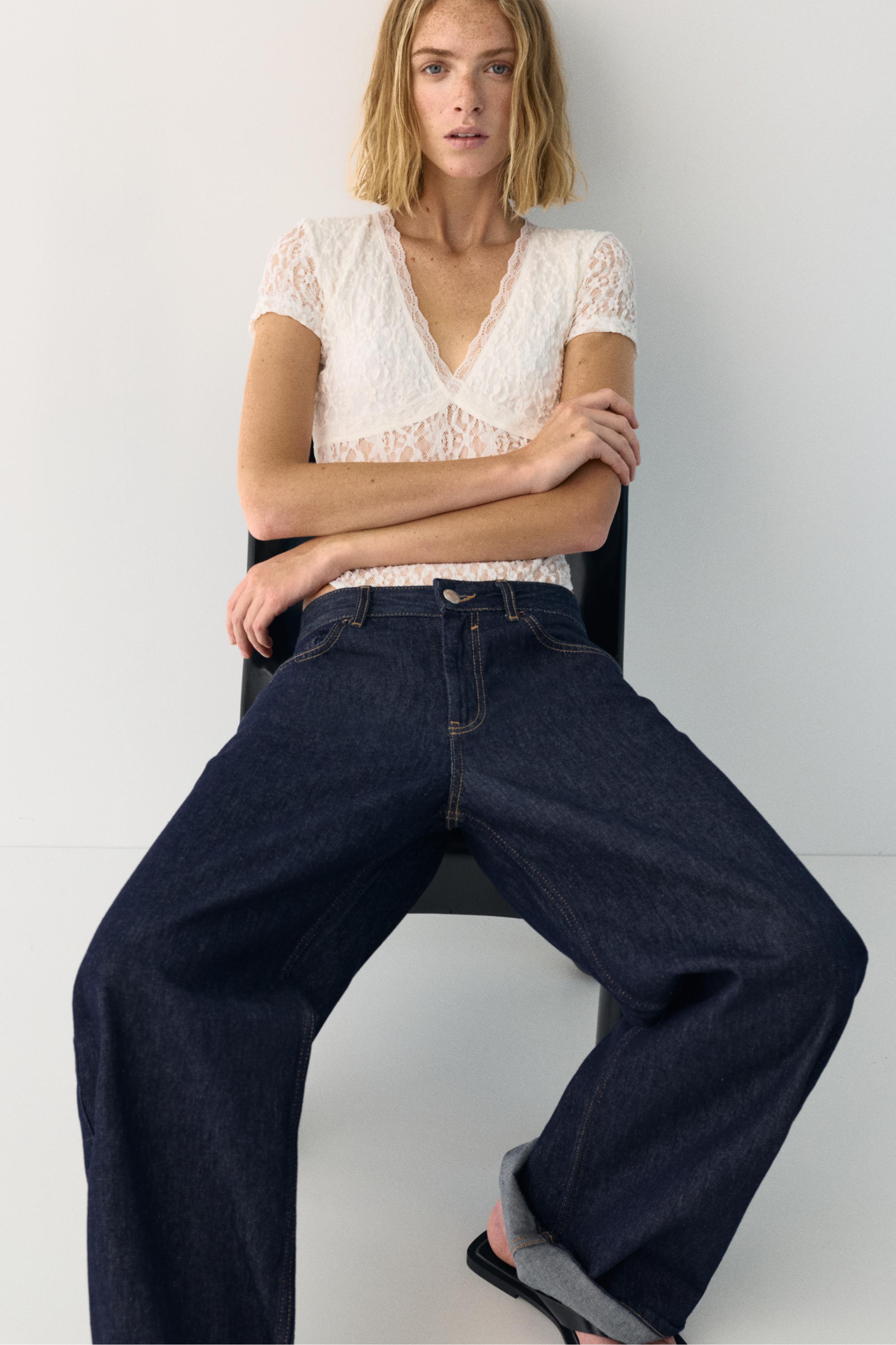 Kısa kollu dantel body - Görsel 45