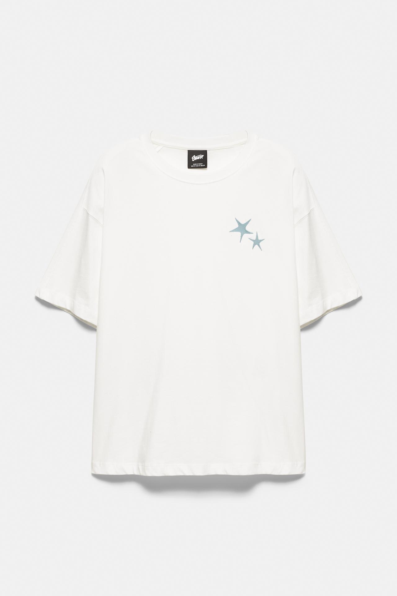 STWD star graphic T-shirt — Off white