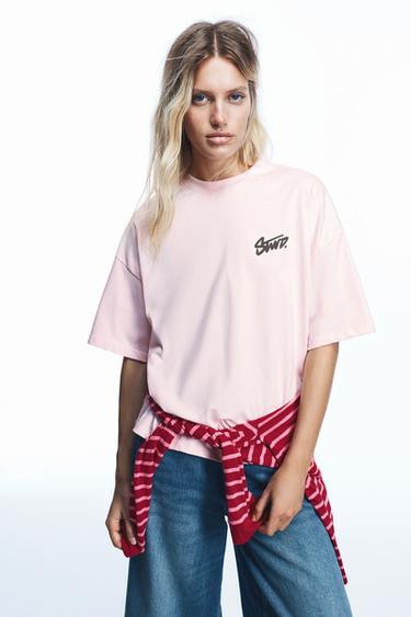 STWD graphic T-shirt — Pink 1
