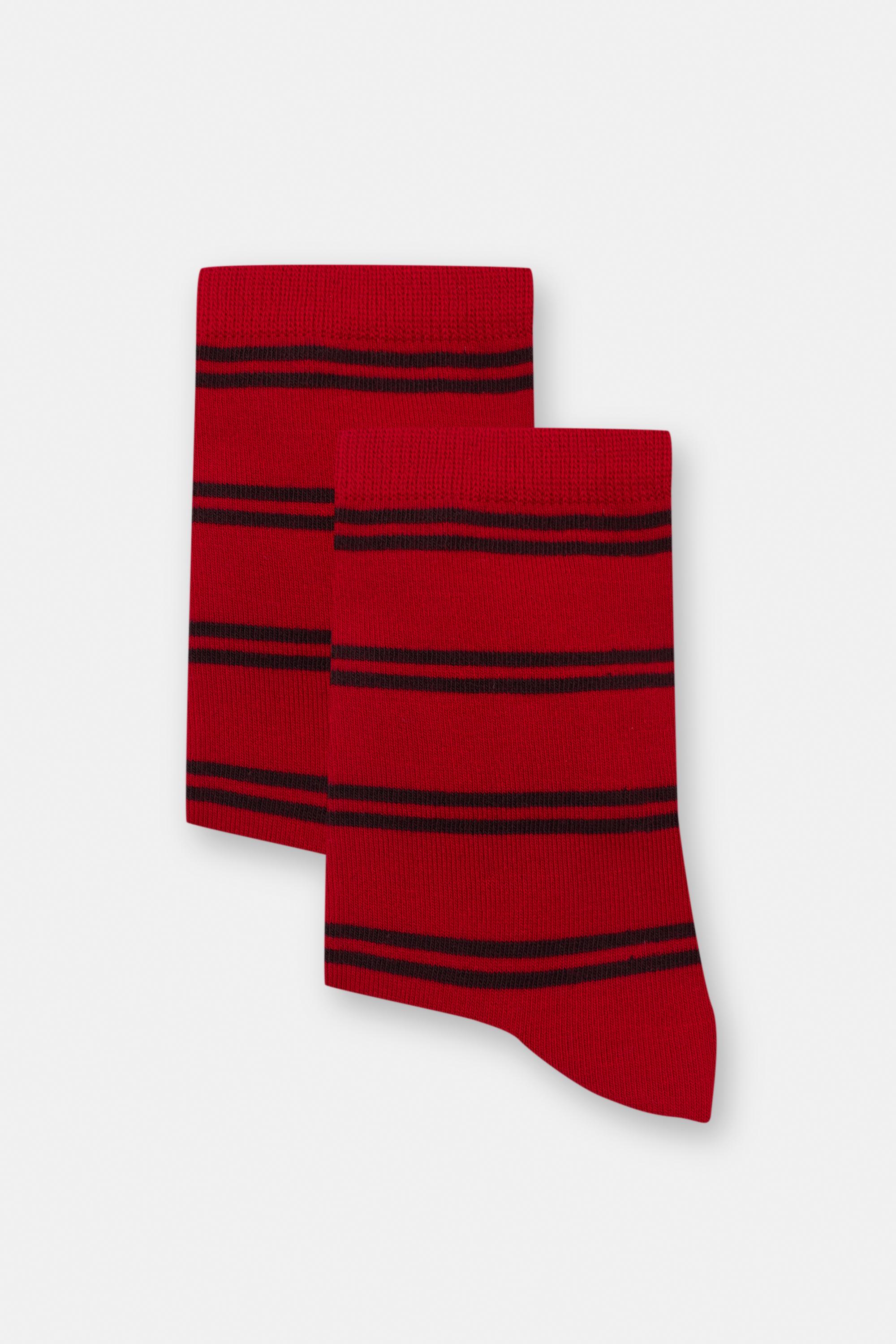 Çizgili uzun çorap - Görsel 5