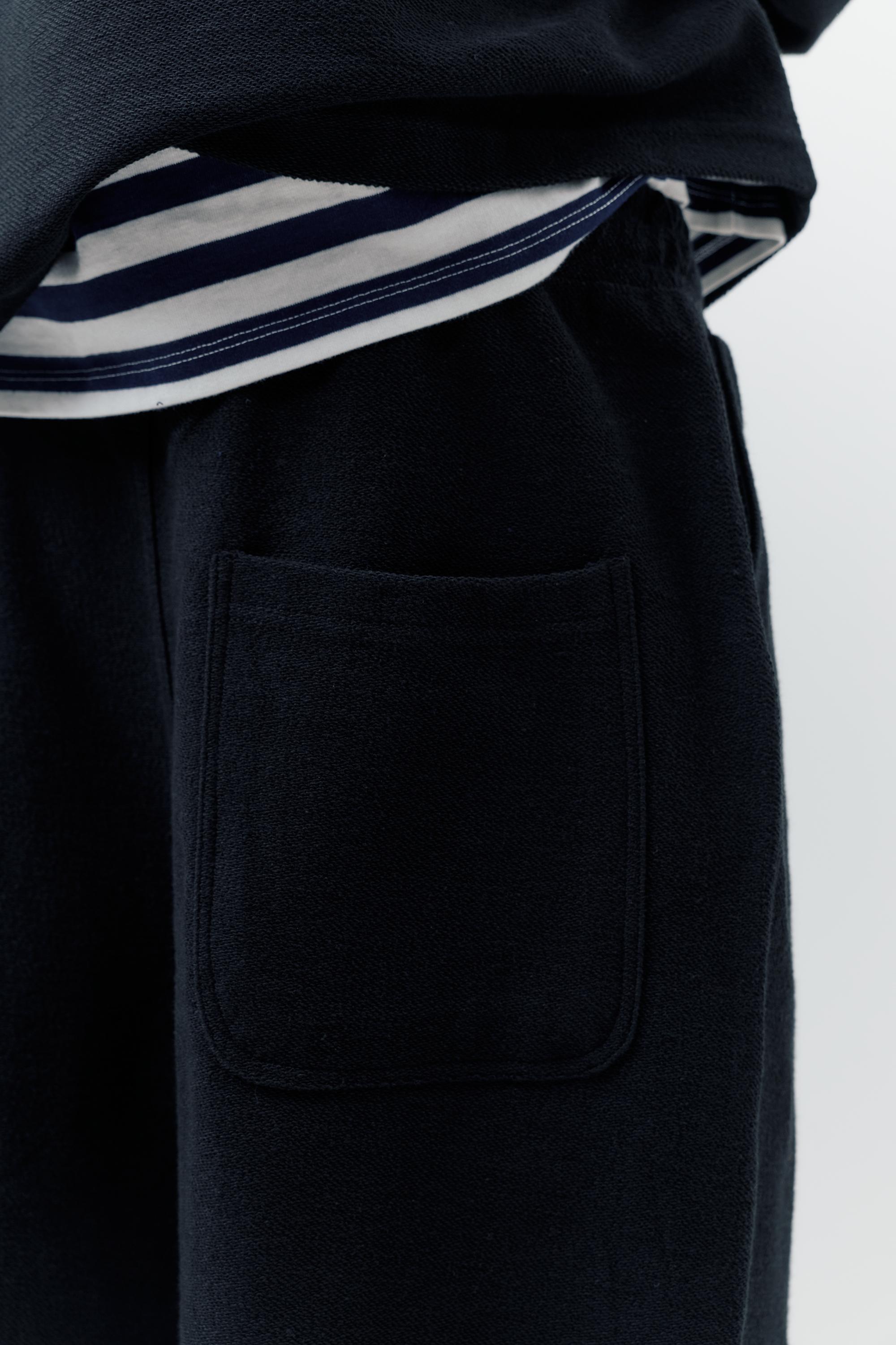 STWD skater jogger Bermuda shorts — Black