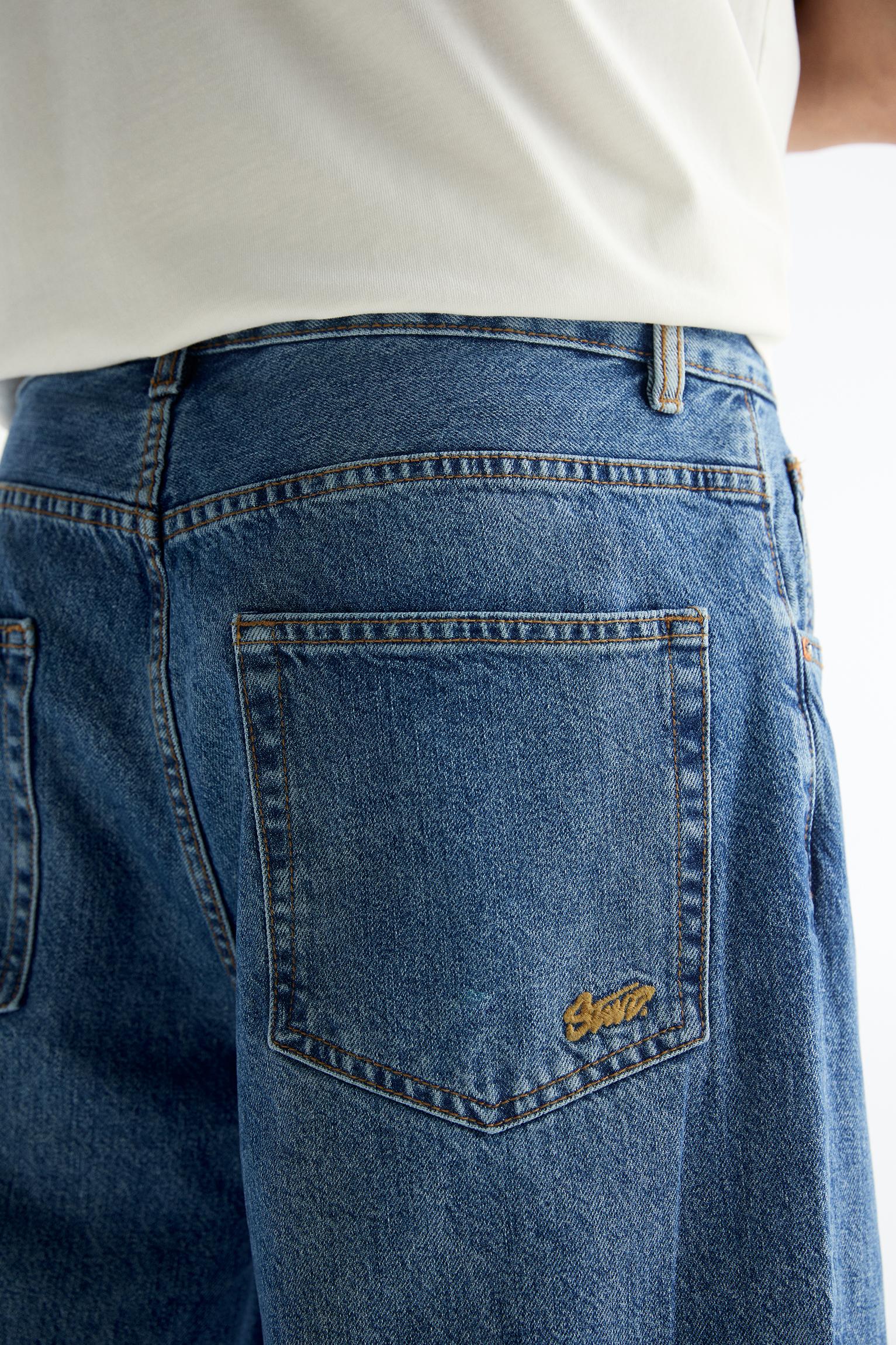 Baggy denim bermuda şort - Görsel 83