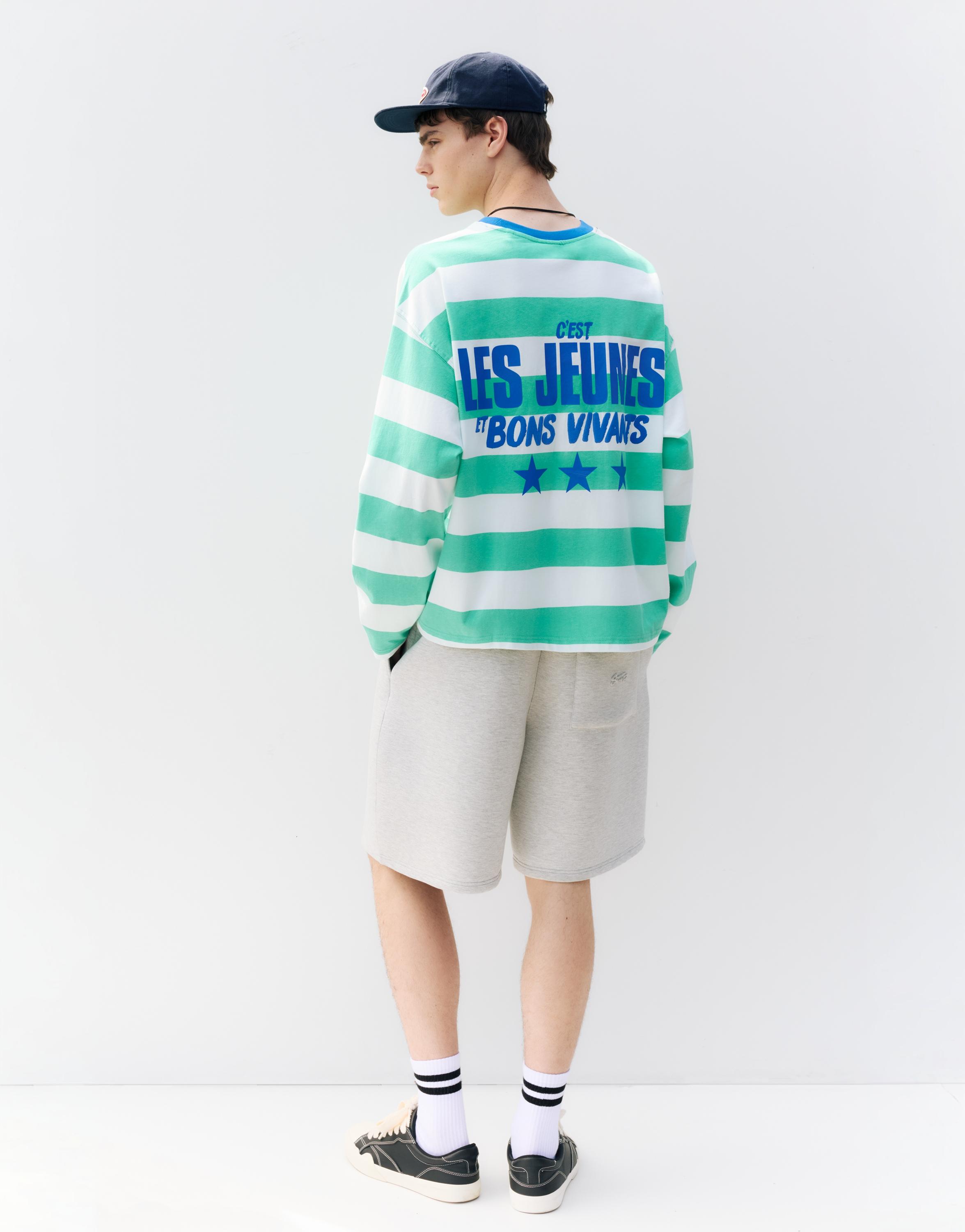 STWD striped T-shirt — Green