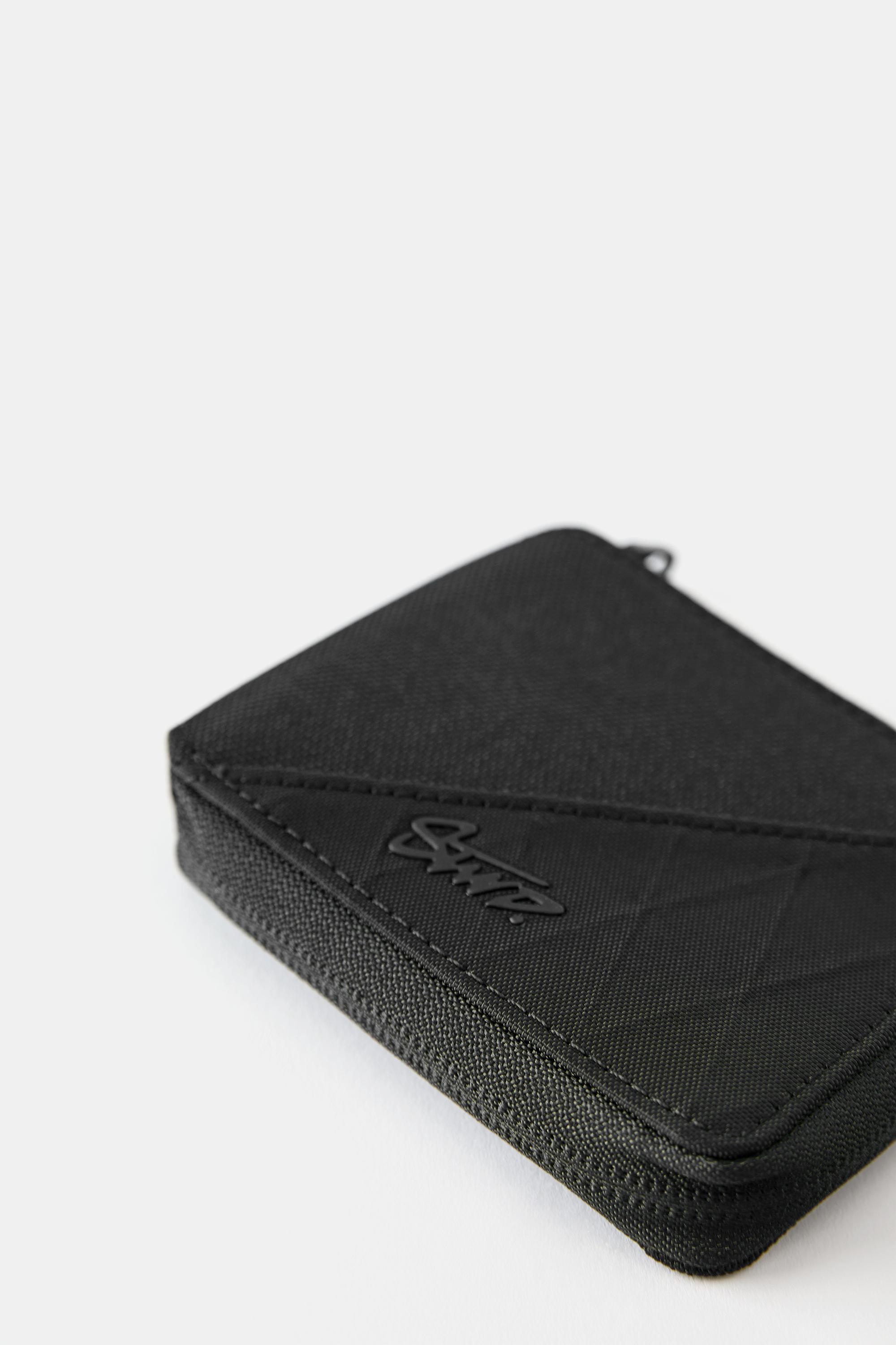 STWD nylon wallet — Black