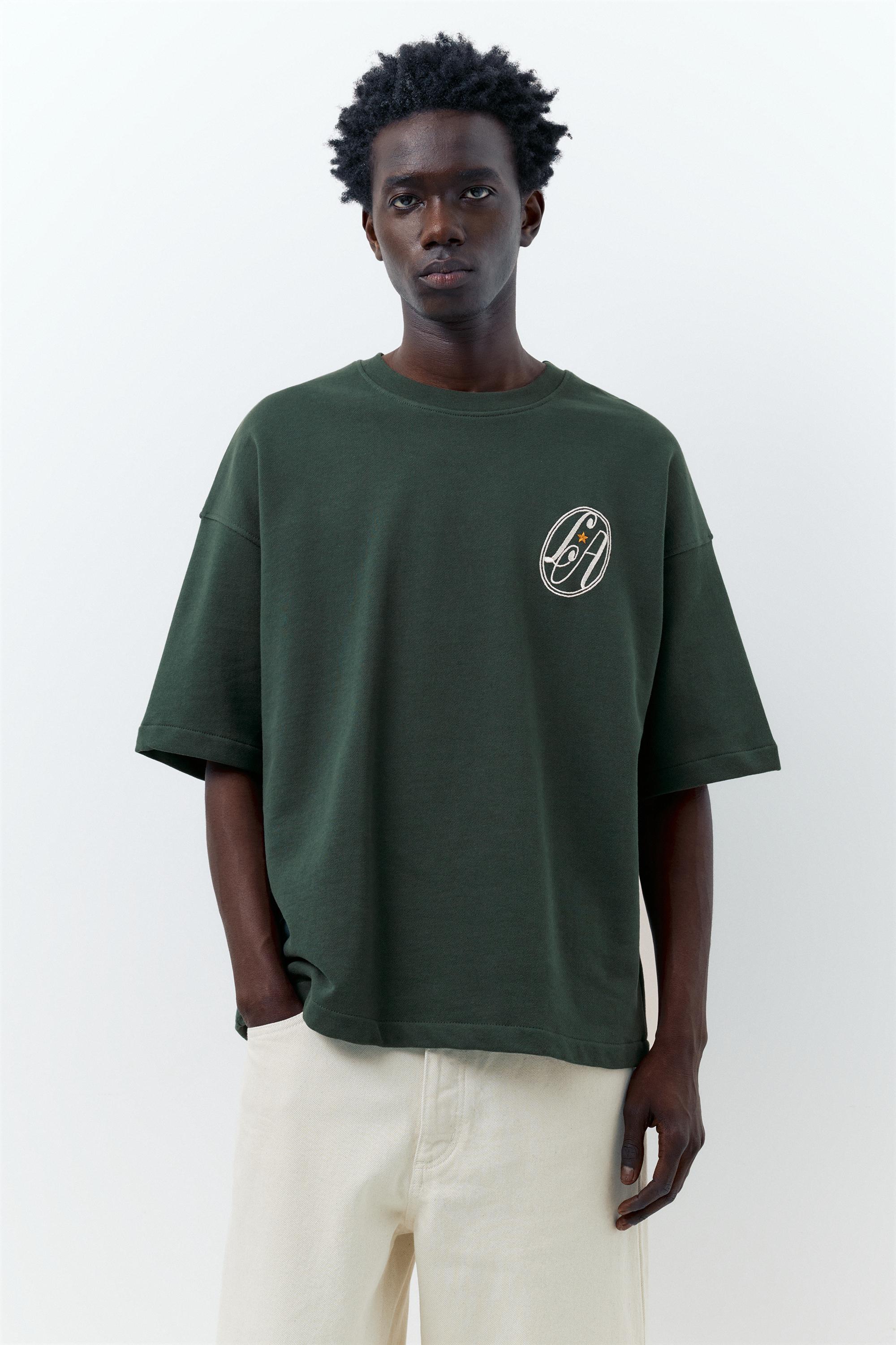 Los Angeles işlemeli t-shirt - Görsel 10