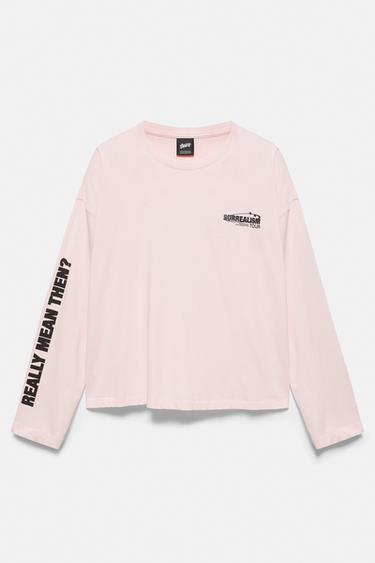 STWD boxy graphic T-shirt — Pastel pink 4