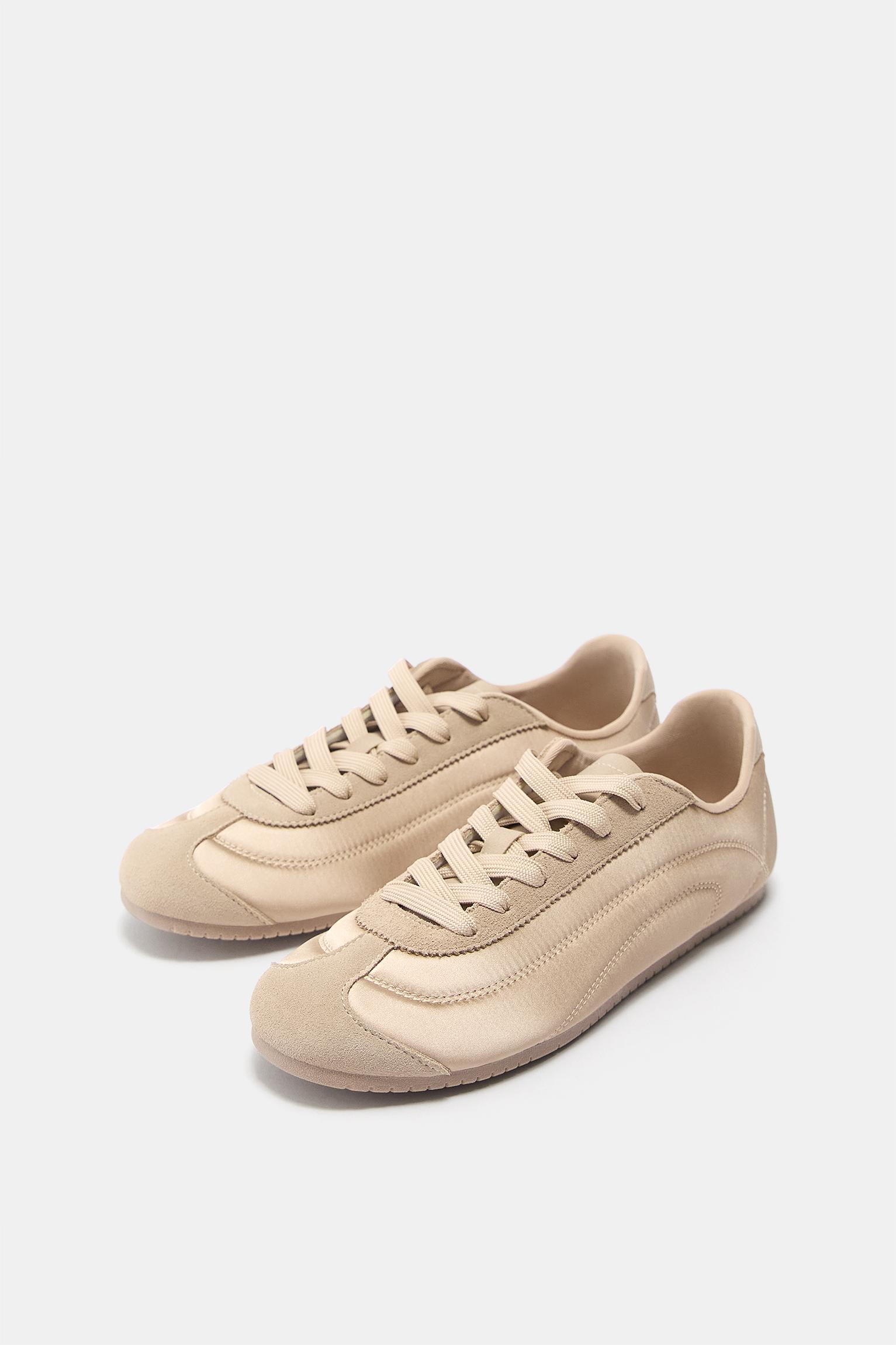 Fabric trainers — Pink
