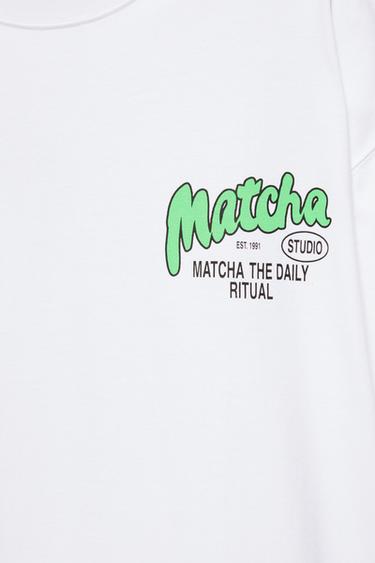 STWD Matcha graphic T-shirt — White 9