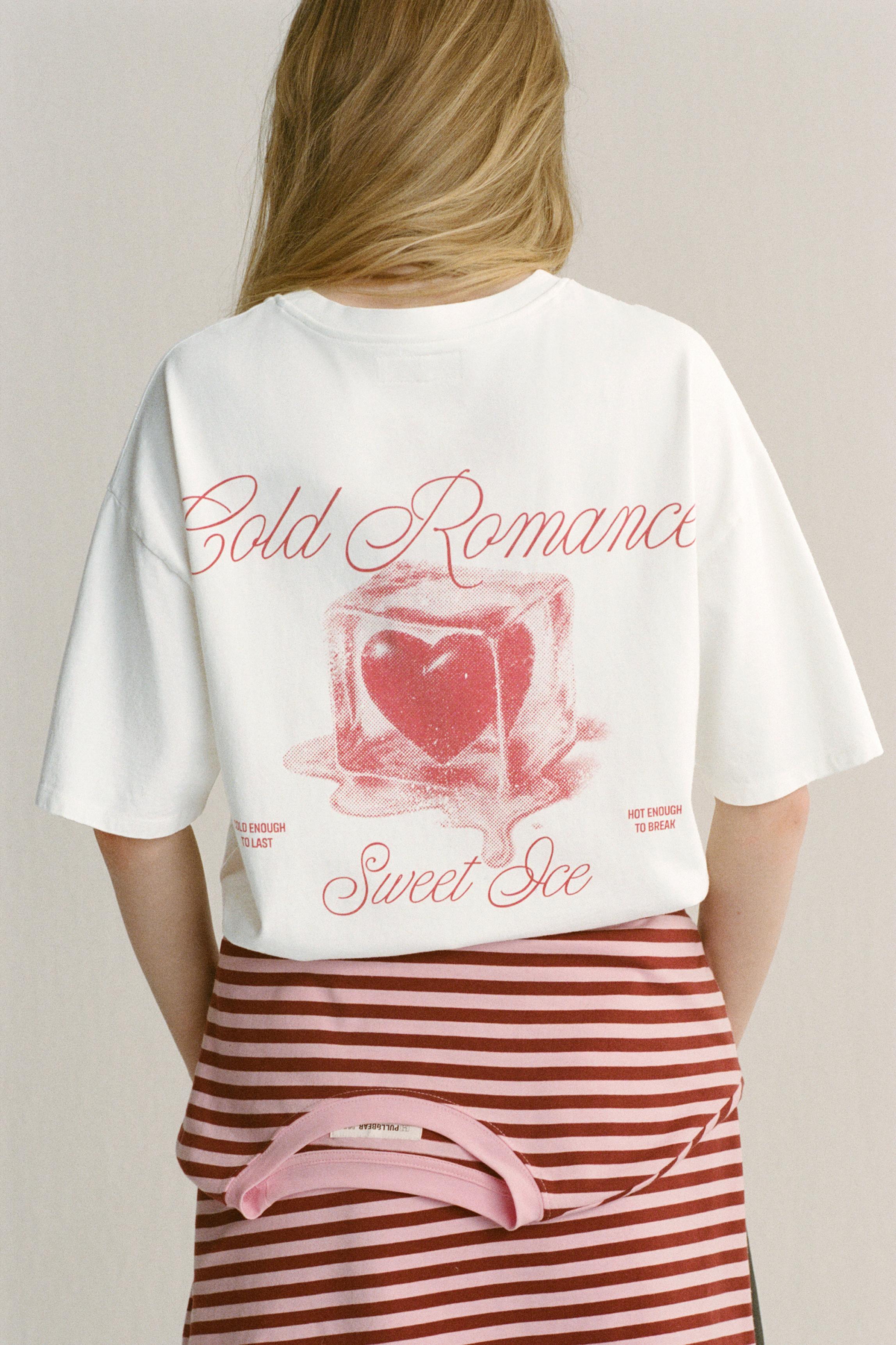 T-Shirt Grafica Cuore