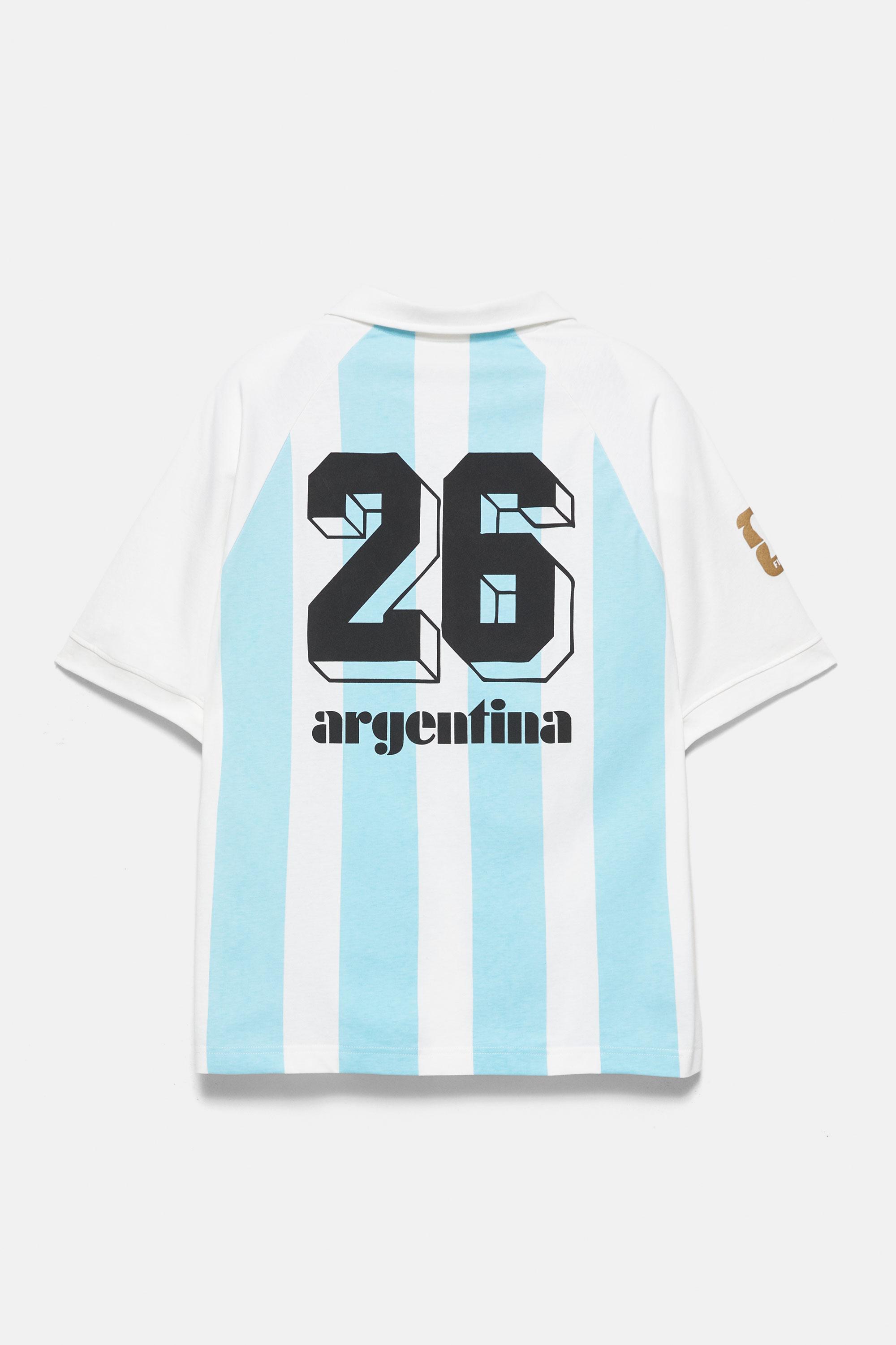 Argentina FIFA WORLD CUP 26™ polo shirt — Off white