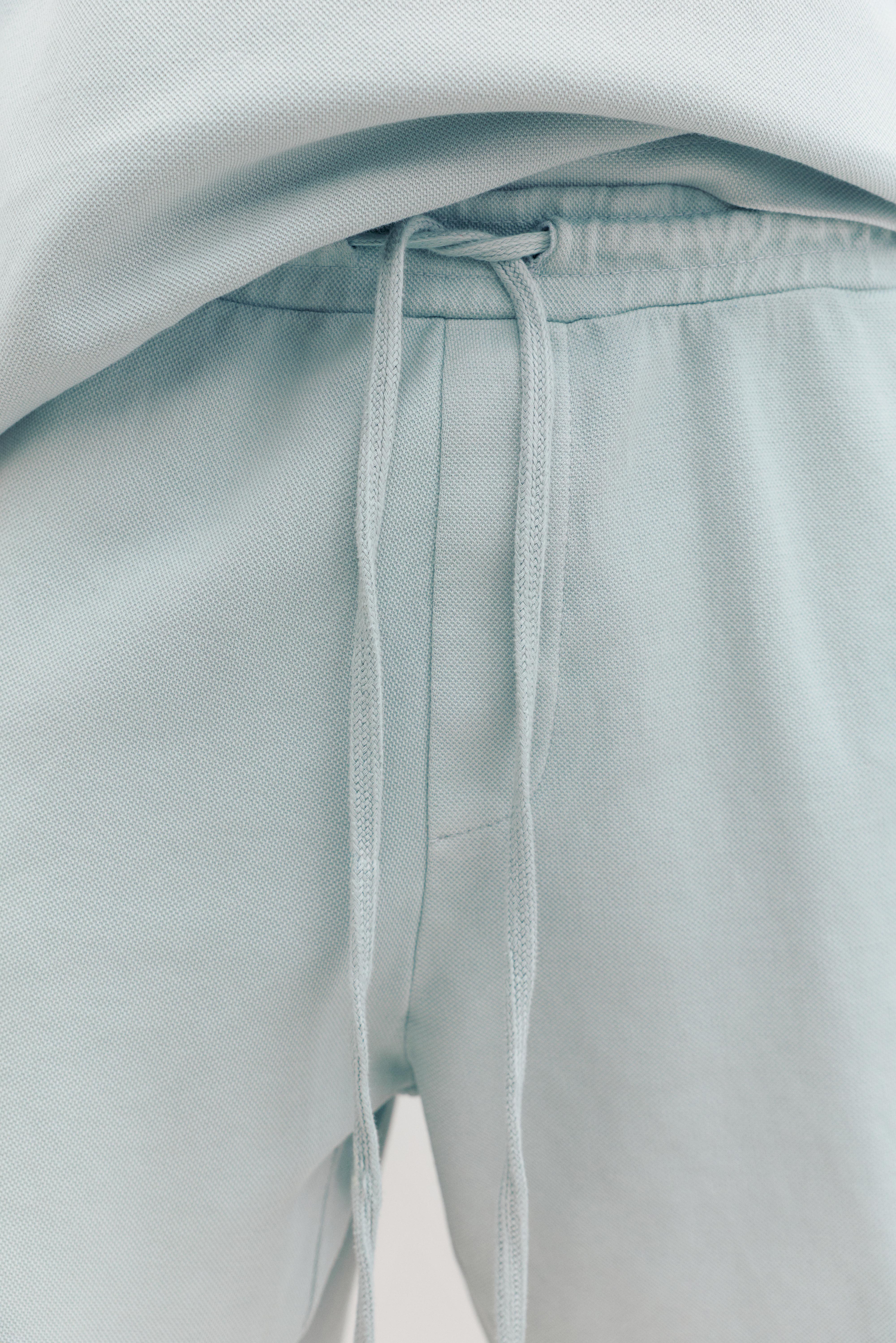 Dokulu jogger bermuda - Görsel 32