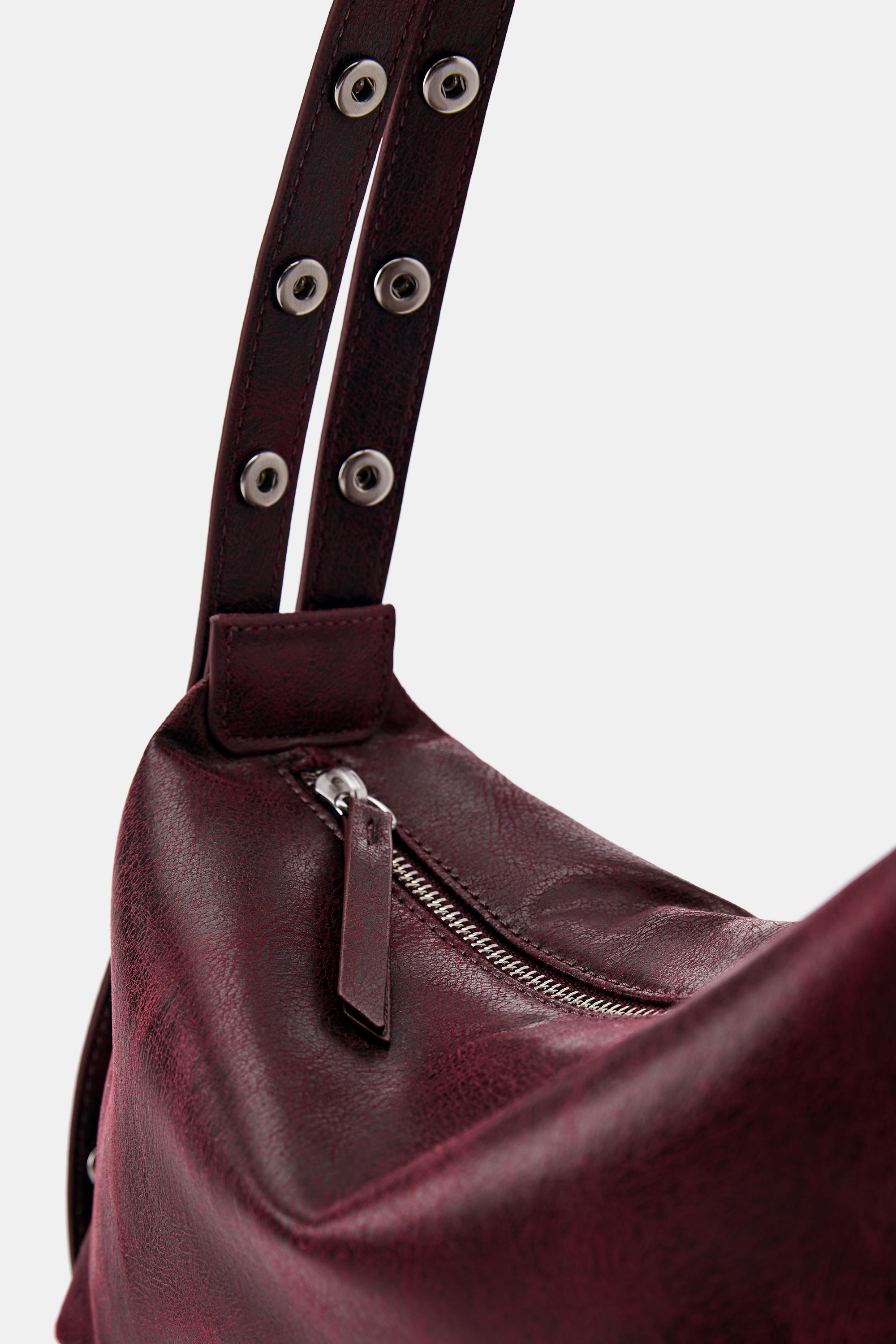 Pull&Bear Zımbalı omuz çantası görsel 8