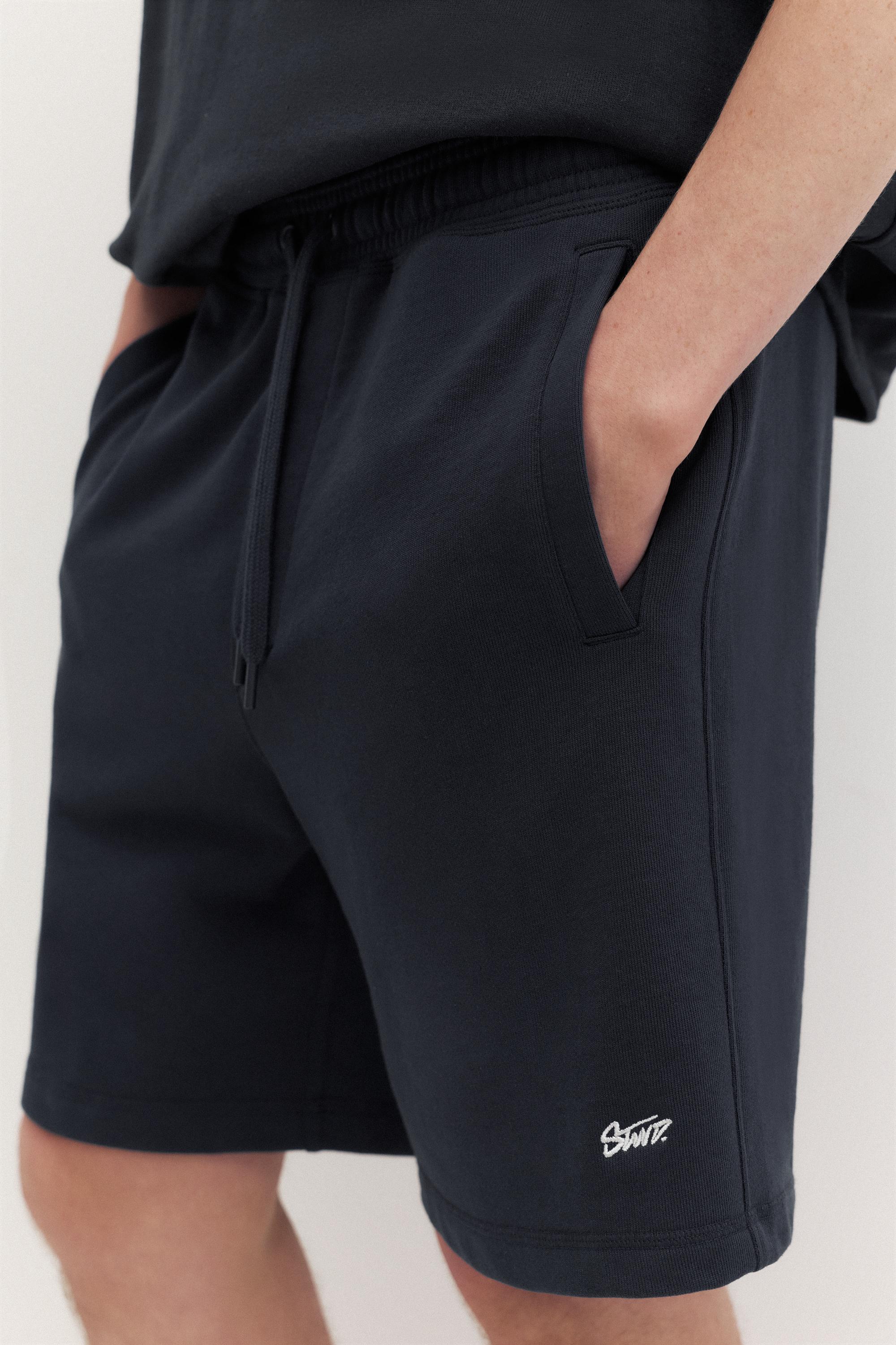 STWD jogger Bermuda shorts — Navy
